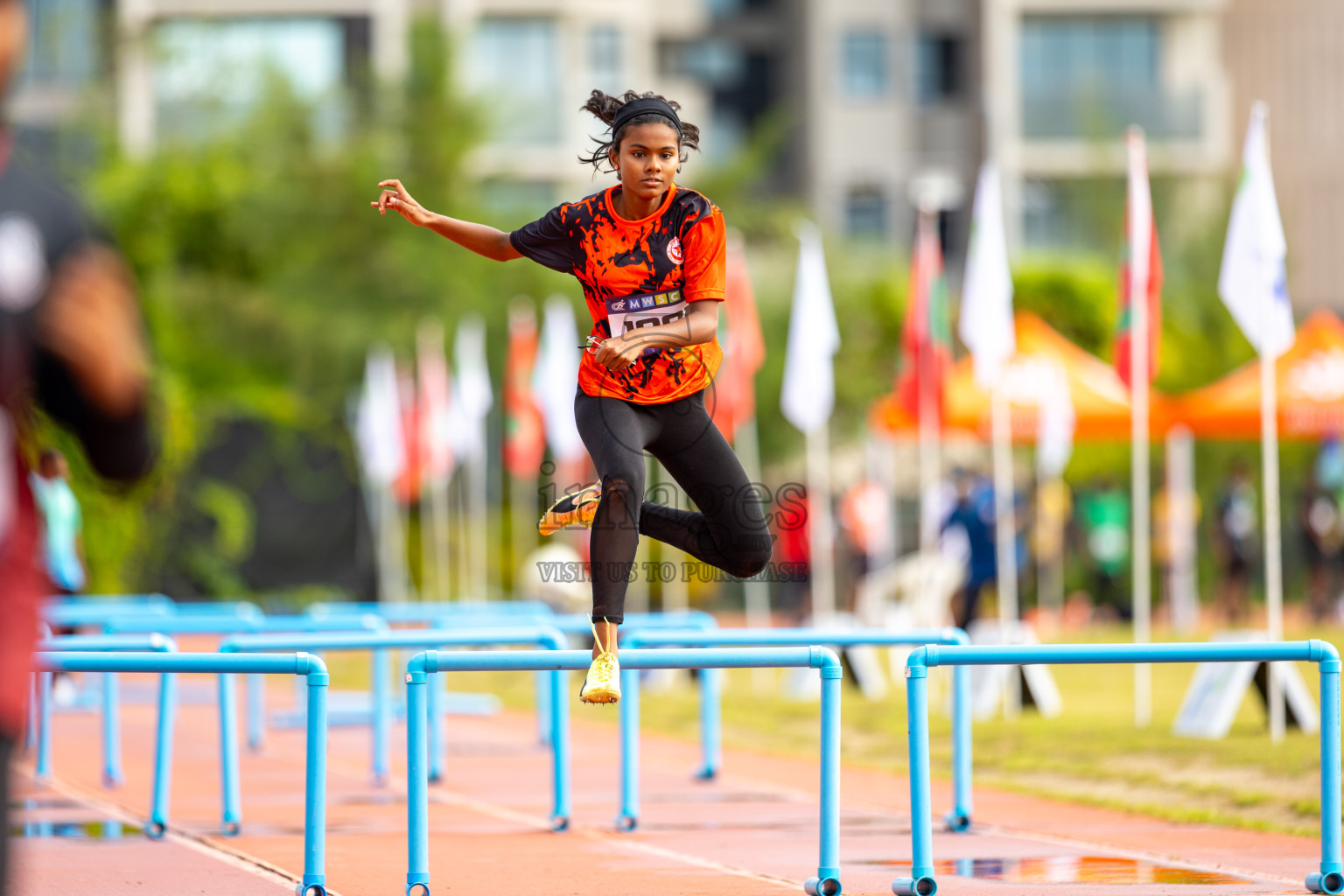 Day 2 of MWSC Interschool Athletics Championships 2024 held in Hulhumale Running Track, Hulhumale, Maldives on Sunday, 10th November 2024.
Photos by: Ismail Thoriq / Images.mv