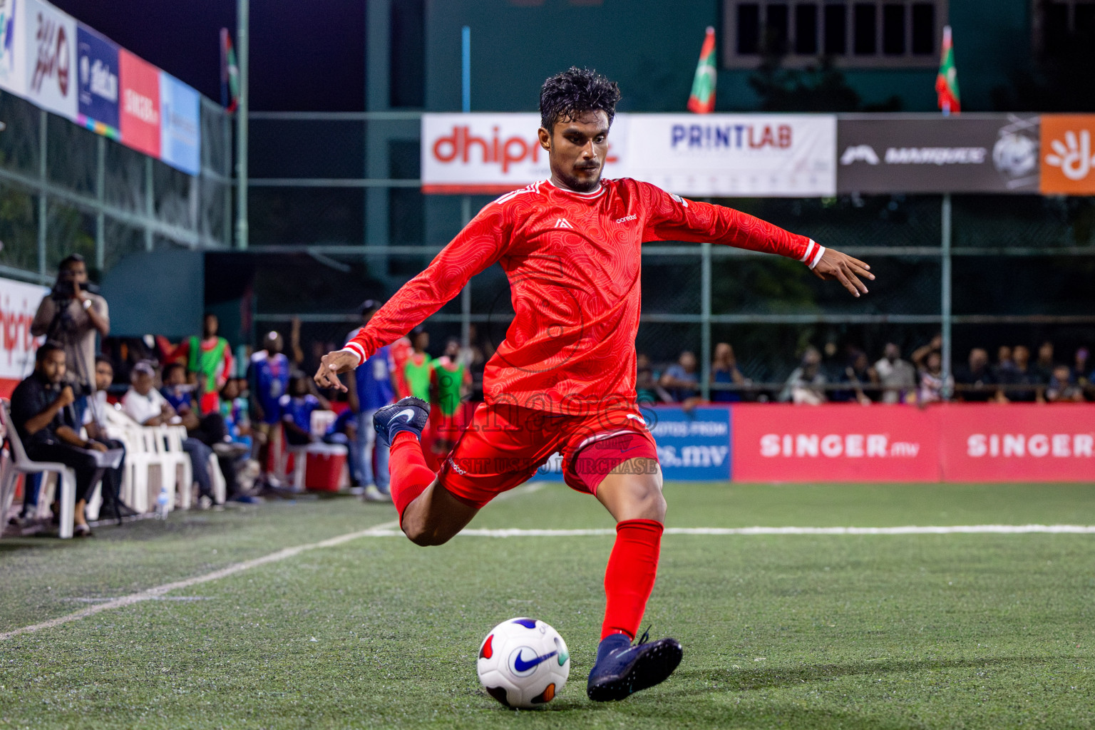 Ooredoo Maldives vs Fahi Rc in Club Maldives Cup 2024 held in Rehendi Futsal Ground, Hulhumale', Maldives on Tuesday, 25th September 2024. Photos: Nausham Waheed/ images.mv