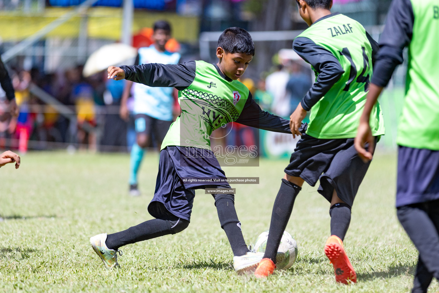 Day 2 of MILO Academy Championship 2023 (U12) was held in Henveiru Football Grounds, Male', Maldives, on Saturday, 19th August 2023. Photos: Nausham Waheedh / images.mv