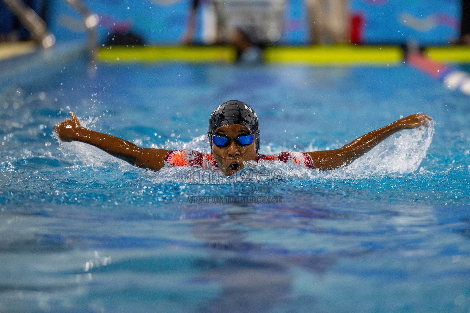 Day 4 of National Swimming Competition 2024 held in Hulhumale', Maldives on Monday, 16th December 2024. 
Photos: Hassan Simah / images.mv