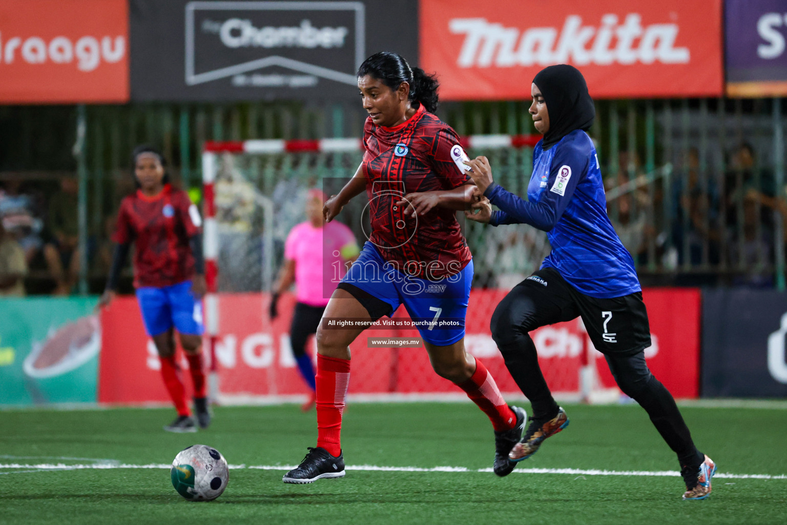 Fenaka vs Police in Eighteen Thirty 2023 held in Hulhumale, Maldives, on Sunday, 30th July 2023 Photos: Nausham Waheed / images.mv