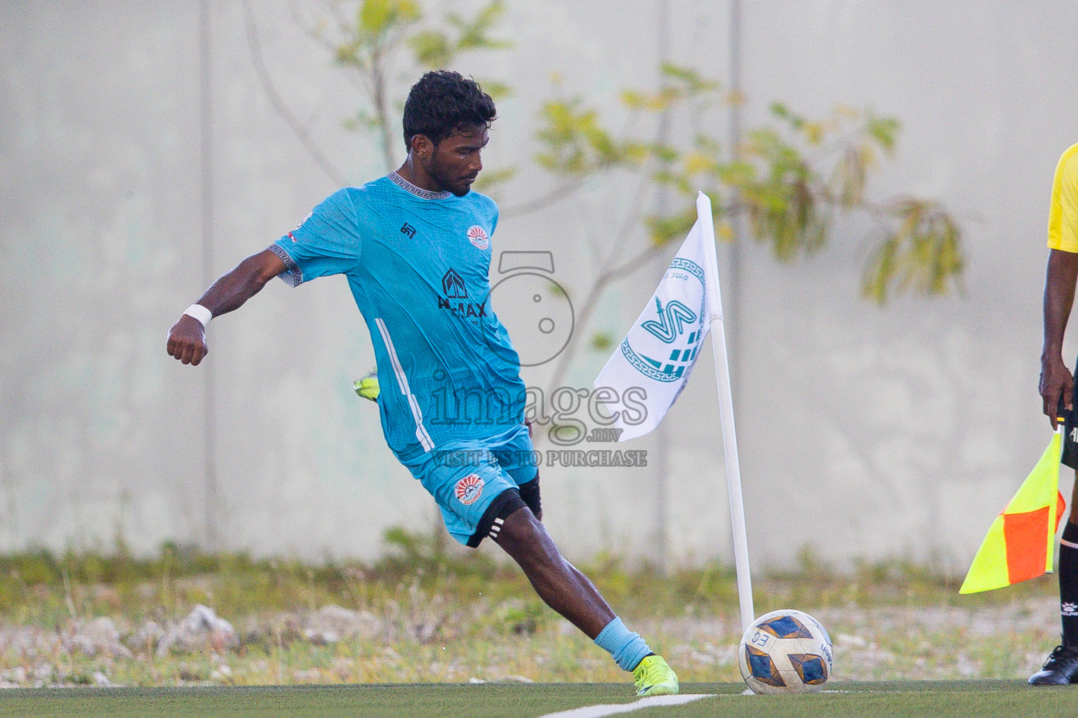 Semi Finals Match 01 Irumathi FC VS CC Sports Club in Day 7 of Eydhafushi Cup 2025 held in Eydhafushi Football Stadium at B. Eydhafushi, Maldives on Friday, 12th September 2025. Photos: Arif Rasheed / images.mv
