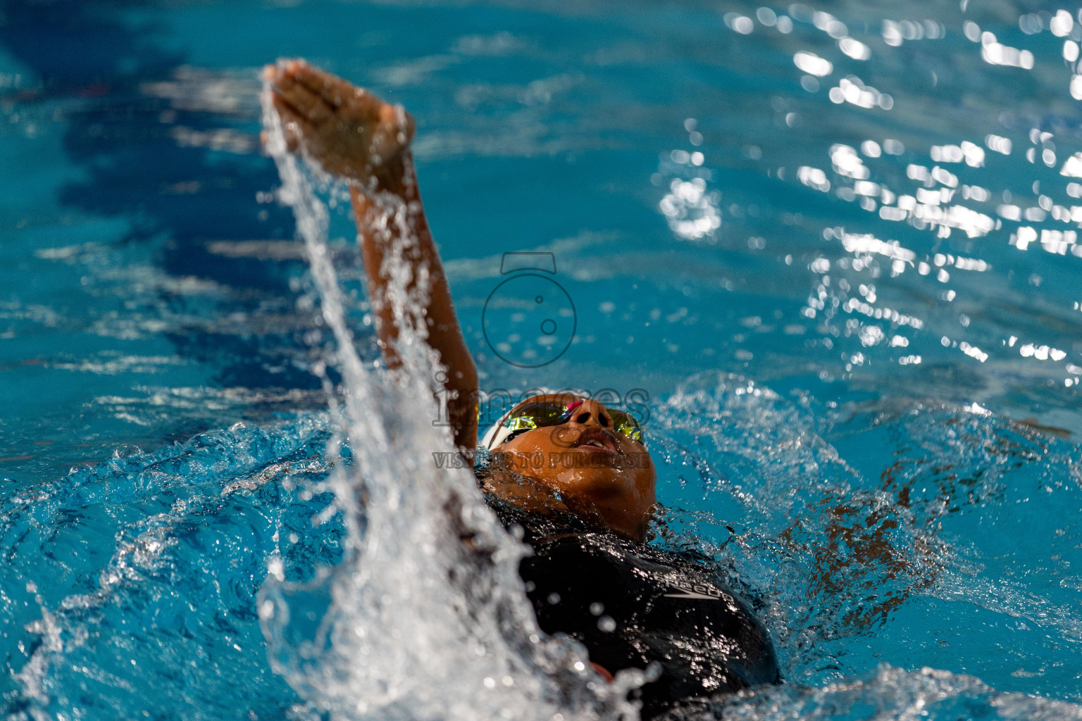 Day 3 of National Swimming Competition 2024 held in Hulhumale', Maldives on Sunday, 15th December 2024. Photos: Hassan Simah / images.mv