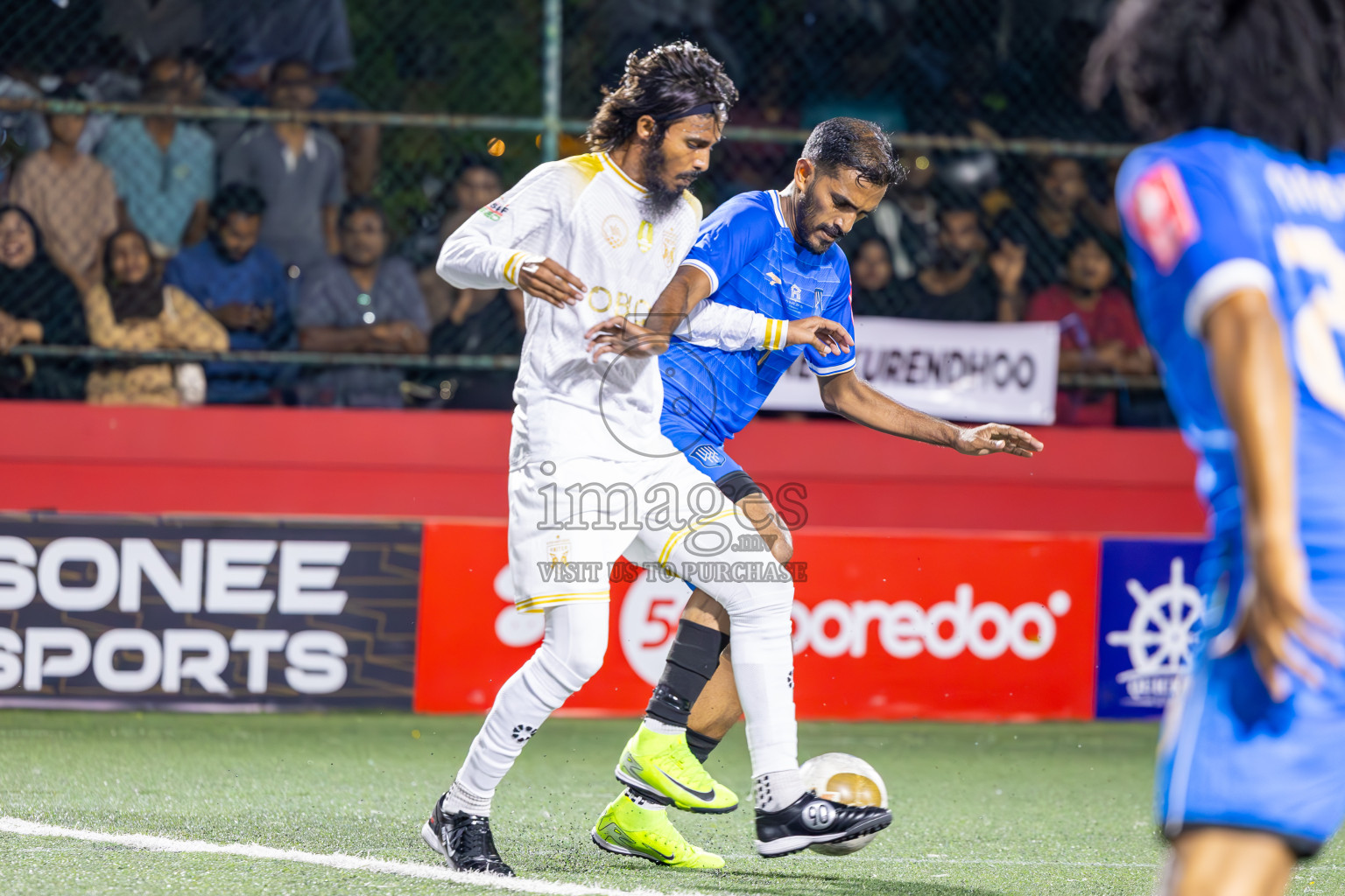 B Eydhafushi vs Lh Kurendhoo in Zone Round on Day 31 of Golden Futsal Challenge 2025 was held on Tuesday, 4th February 2025, in Hulhumale', Maldives.
Photos: Ismail Thoriq / images.mv