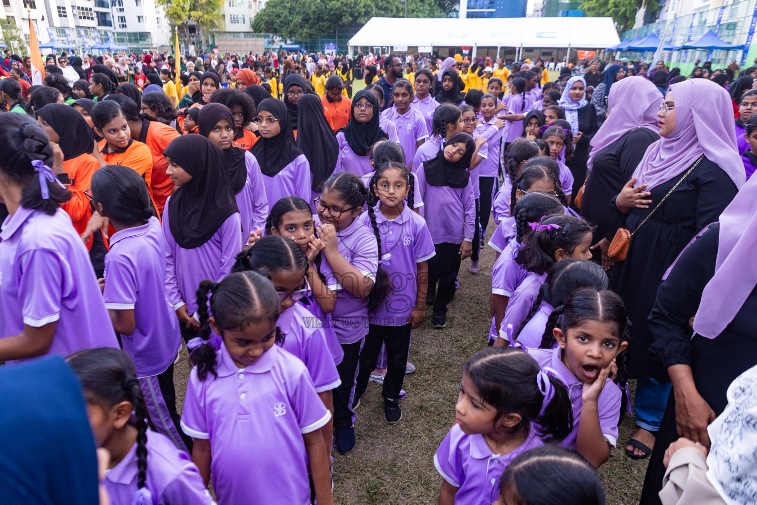 Day 3 of Nestle' Kids Netball Fiesta 2023 held in Henveyru Stadium, Male', Maldives on Saturday, 2nd December 2023. Photos by Nausham Waheed / Images.mv