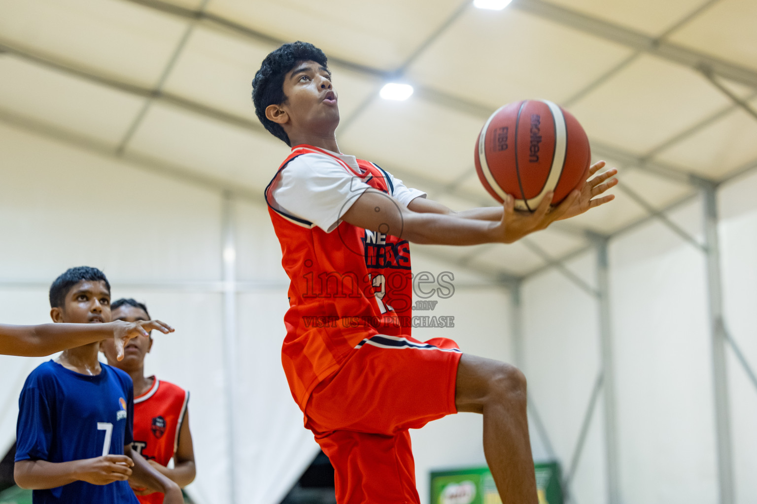 Milo 5 x 5 Junior Challenge 2025 - Basketball tournament held in Basketball Training Center, Male', Maldives on Thursday, 09th October 2025. 
Photo by: Hassan Simah / Images.mv