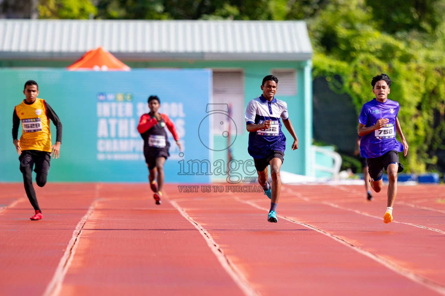 Day 3 of MWSC Interschool Athletics Championships 2024 held in Hulhumale Running Track, Hulhumale, Maldives on Monday, 11th November 2024. 
Photos by: Hassan Simah / Images.mv