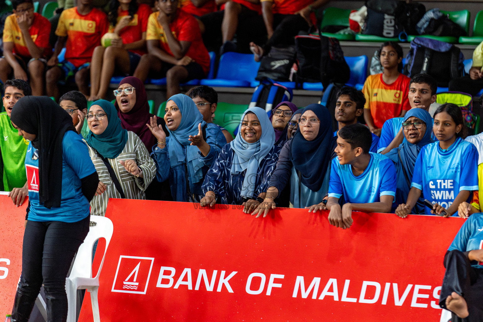 Day 3 of National Swimming Competition 2024 held in Hulhumale', Maldives on Sunday, 15th December 2024. Photos: Hassan Simah / images.mv