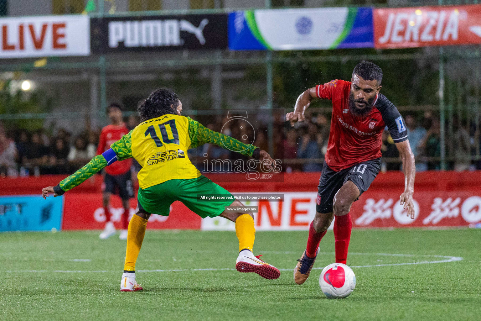 L Gan vs GDh Vaadhoo in Final of Golden Futsal Challenge 2023 was held on Sunday, 19th March 2023, in Hulhumale', Maldives Photos: Ismail Thoriq, Nausham Waheed / images.mv