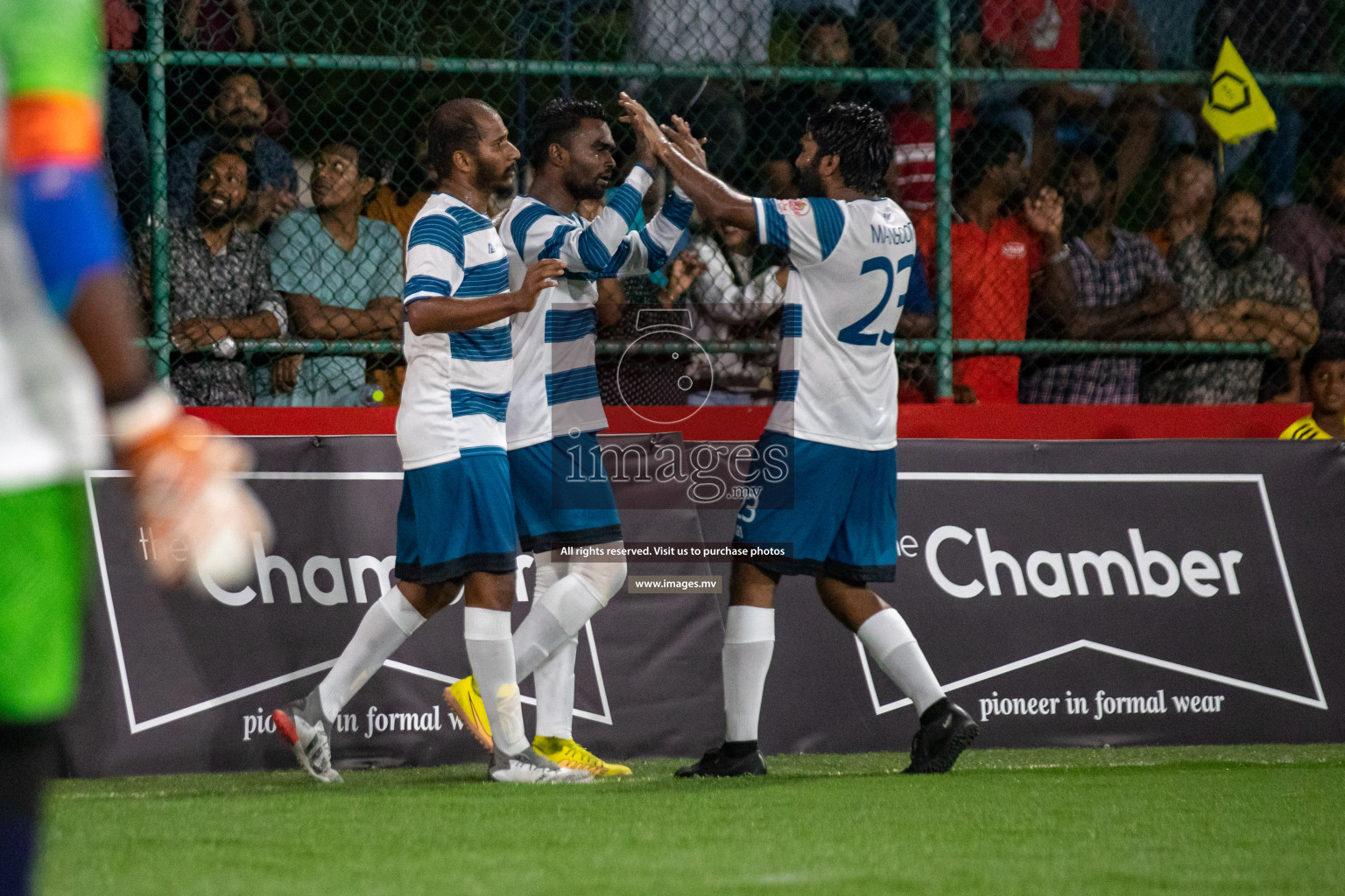 Club AVSEC vs TEAM DJA in Club Maldives Cup 2022 was held in Hulhumale', Maldives on Sunday, 9th October 2022. Photos: Hassan Simah / images.mv