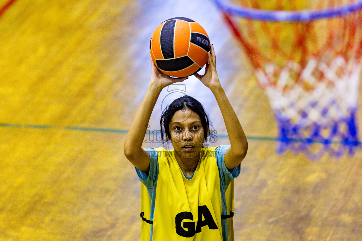 MV Netters vs Kulhudhuhfushi Youth & Recreation Club in Day 5 of 21st National Netball Tournament was held in Social Canter at Male', Maldives on Monday, 20th May 2024. Photos: Nausham Waheed / images.mv