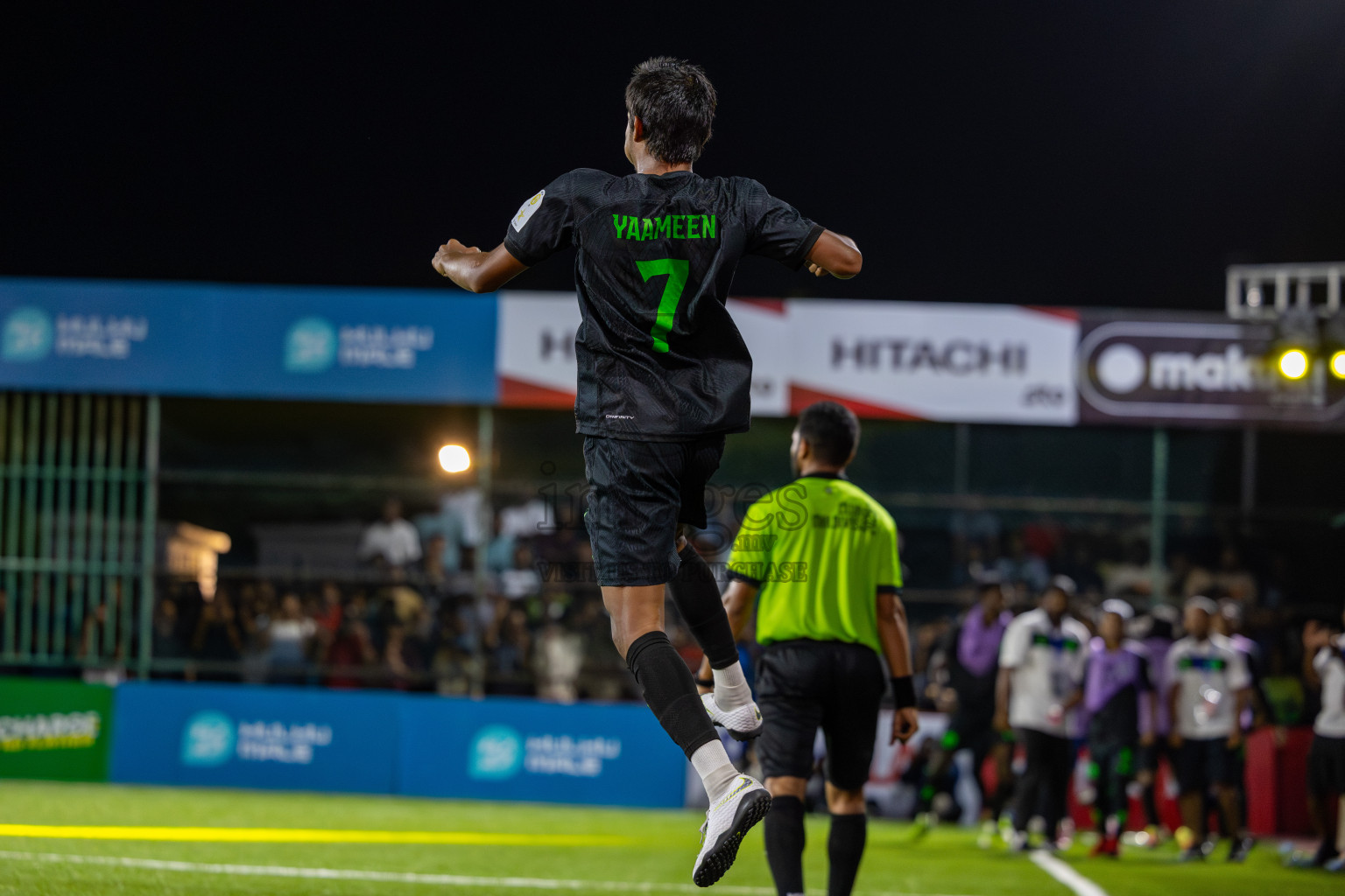 Road Recreation Club vs Club Combination SC Eydhafushi in Kings Cup Final of Club Maldives 2025 was held in Rehendhi Futsal Ground, Hulhumale', Maldives on Tuesday, 9th September 2025. Photos: Ismail Thoriq / images.mv
