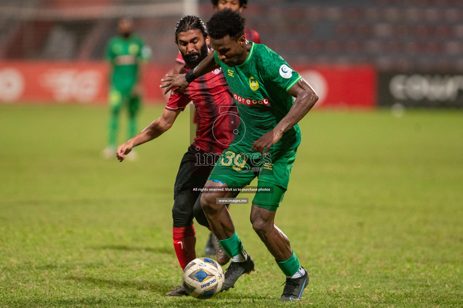 Maziya SR vs TC Sports Club in Ooredoo Dhivehi Premier League 2021/22 on 16th July 2022, held in National Football Stadium, Male', Maldives Photos: Ismail Thoriq/ Images mv