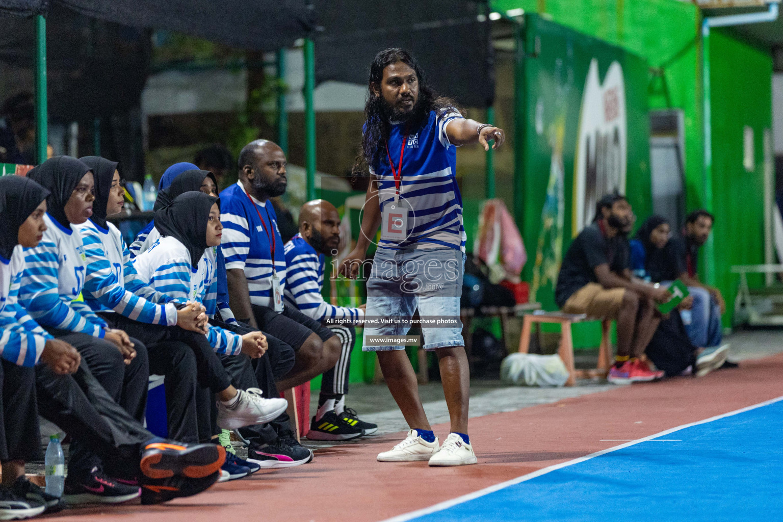 Quarter Final of 7th Inter-Office/Company Handball Tournament 2023, held in Handball ground, Male', Maldives on Friday, 20th October 2023 Photos: Nausham Waheed/ Images.mv