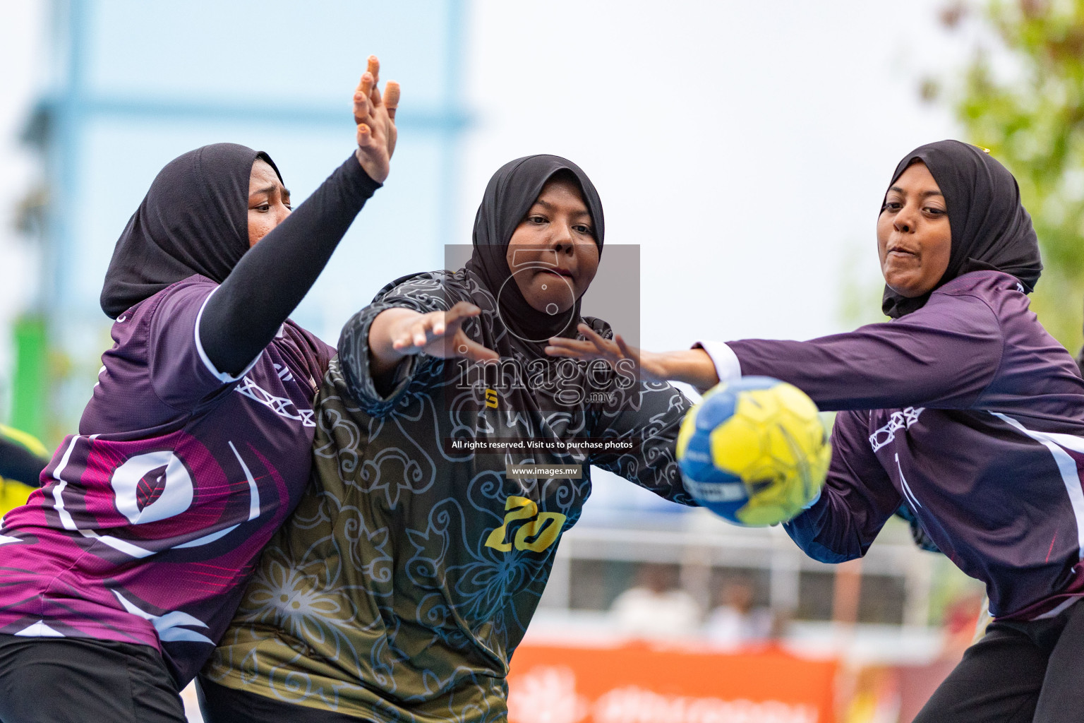 Day 3 of 7th Inter-Office/Company Handball Tournament 2023, held in Handball ground, Male', Maldives on Sunday, 18th September 2023 Photos: Nausham Waheed/ Images.mv