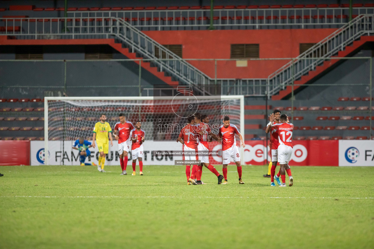 AFC Cup 2021 - Bashundhara Kings vs Maziya SRC in Male', Maldives on 18 August 2021.