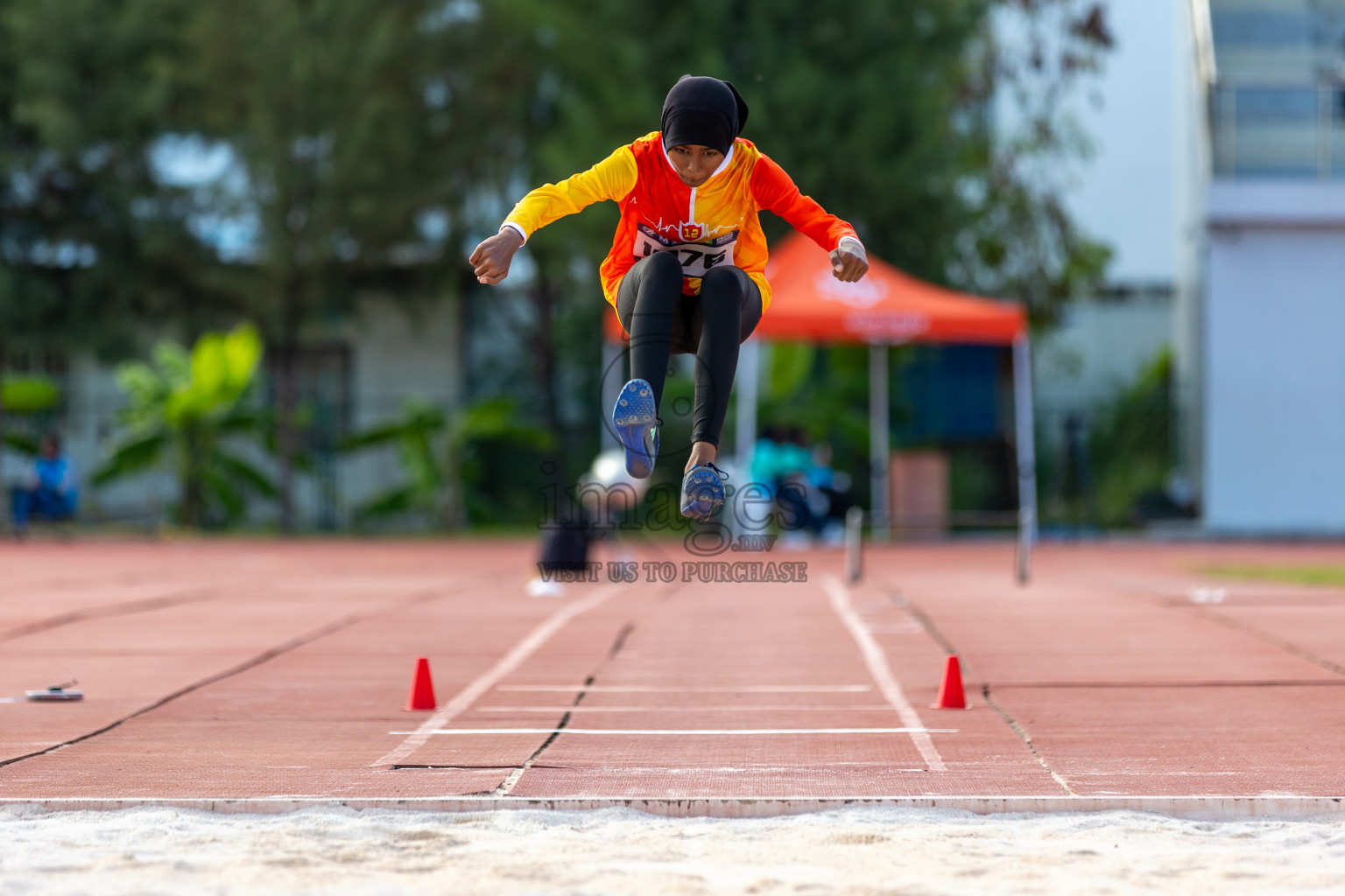 Day 2 of MWSC Interschool Athletics Championships 2024 held in Hulhumale Running Track, Hulhumale, Maldives on Sunday, 10th November 2024. Photos by: Ayaan / Images.mv