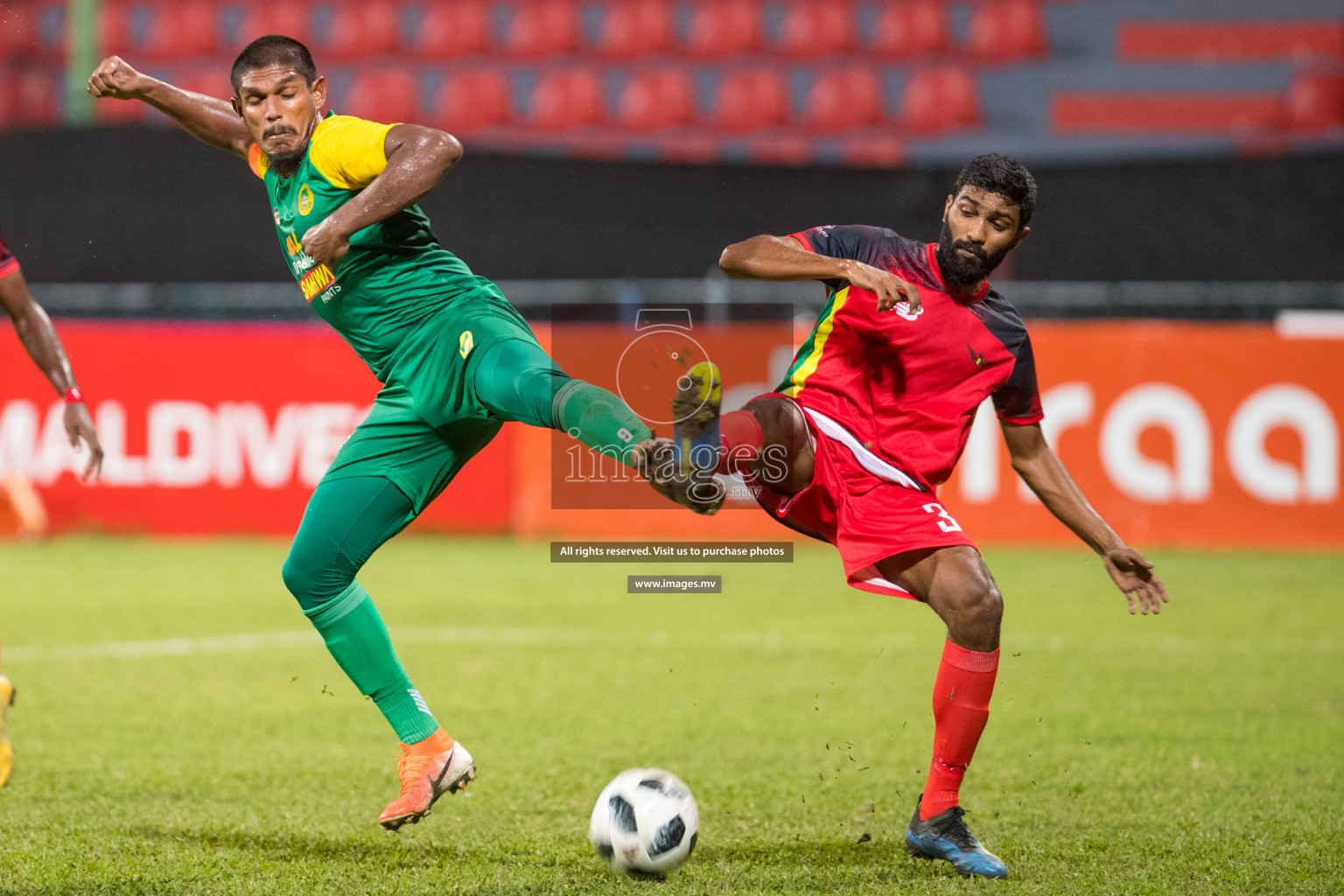 DA Grande SC vs Maziya SR in Dhiraagu Dhivehi Premier League held in Male', Maldives on 26th October 2019 Photos: Ismail Thoriq/images.mv