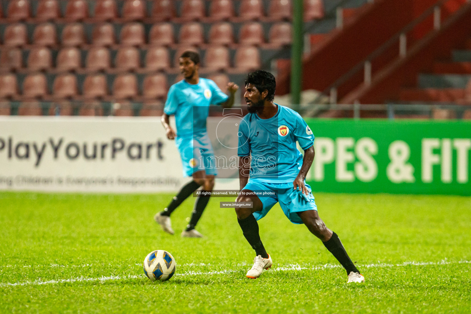 Club Valencia vs United Victory in the President's Cup 2021/2022 held in Male', Maldives on 19 December 2021