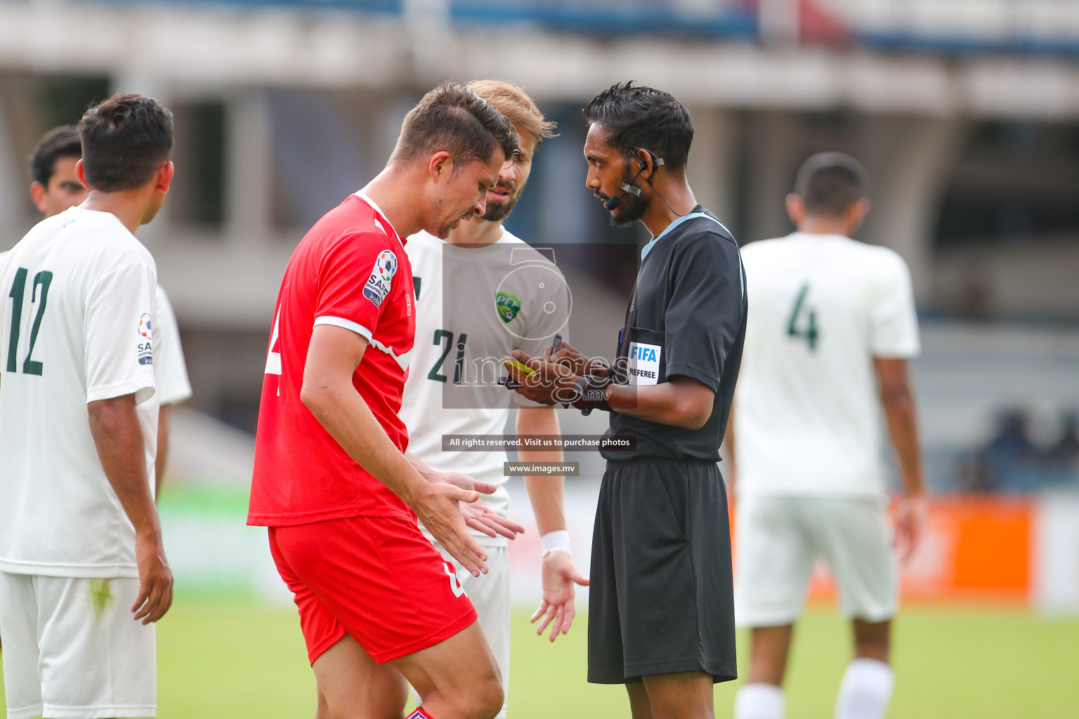 Nepal vs Pakistan in SAFF Championship 2023 held in Sree Kanteerava Stadium, Bengaluru, India, on Tuesday, 27th June 2023. Photos: Nausham Waheed, Hassan Simah / images.mv