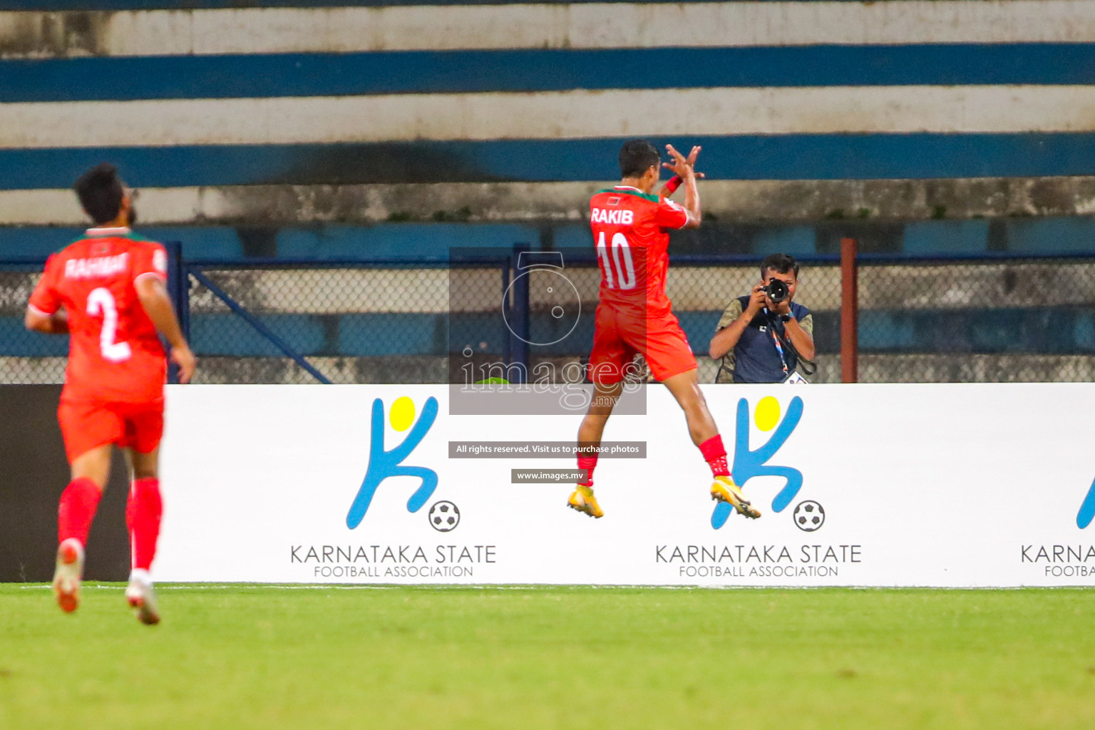 Bhutan vs Bangladesh in SAFF Championship 2023 held in Sree Kanteerava Stadium, Bengaluru, India, on Wednesday, 28th June 2023. Photos: Nausham Waheed, Hassan Simah / images.mv