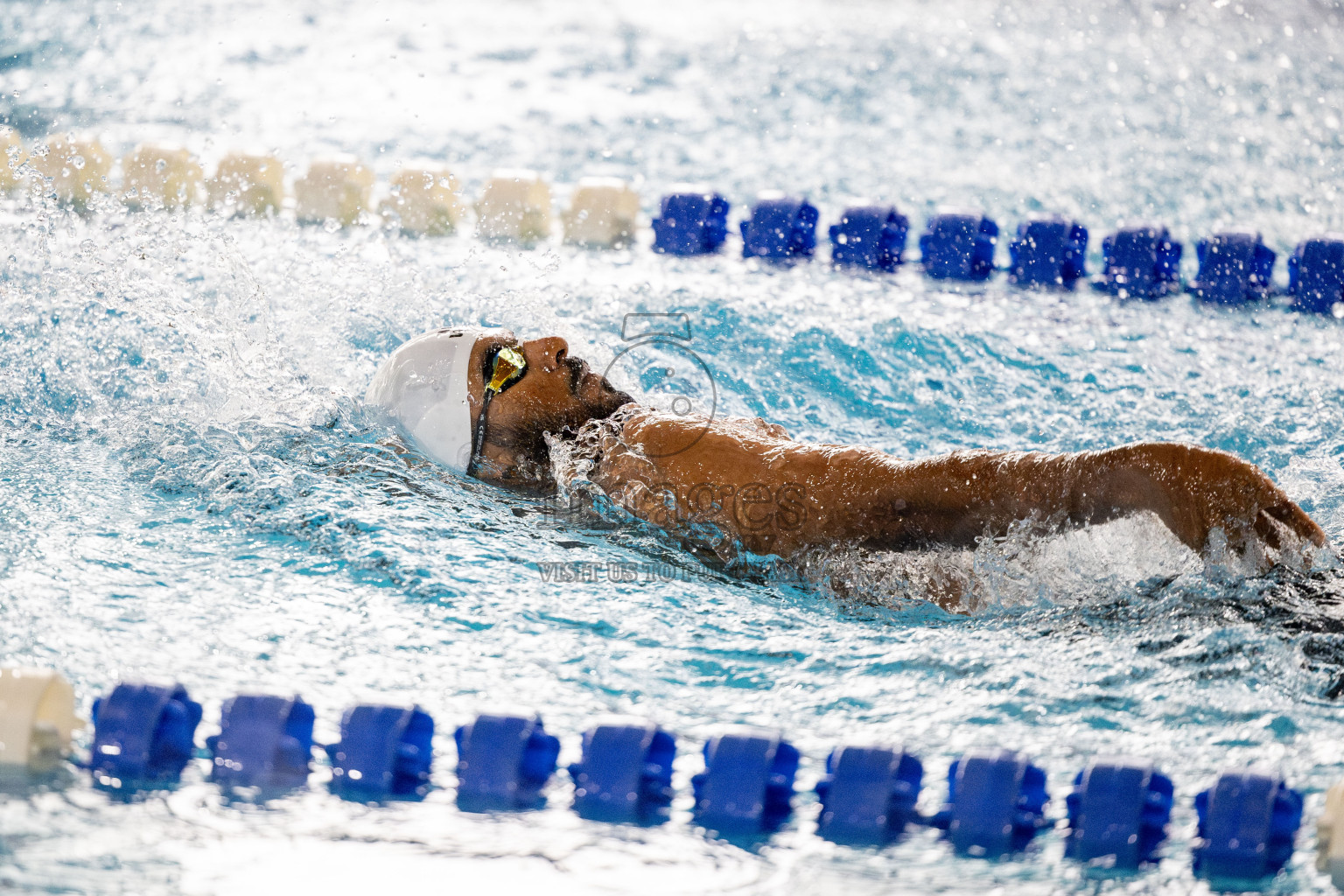 Day 5 of National Swimming Competition 2024 held in Hulhumale', Maldives on Tuesday, 17th December 2024. 
Photos: Hassan Simah / images.mv