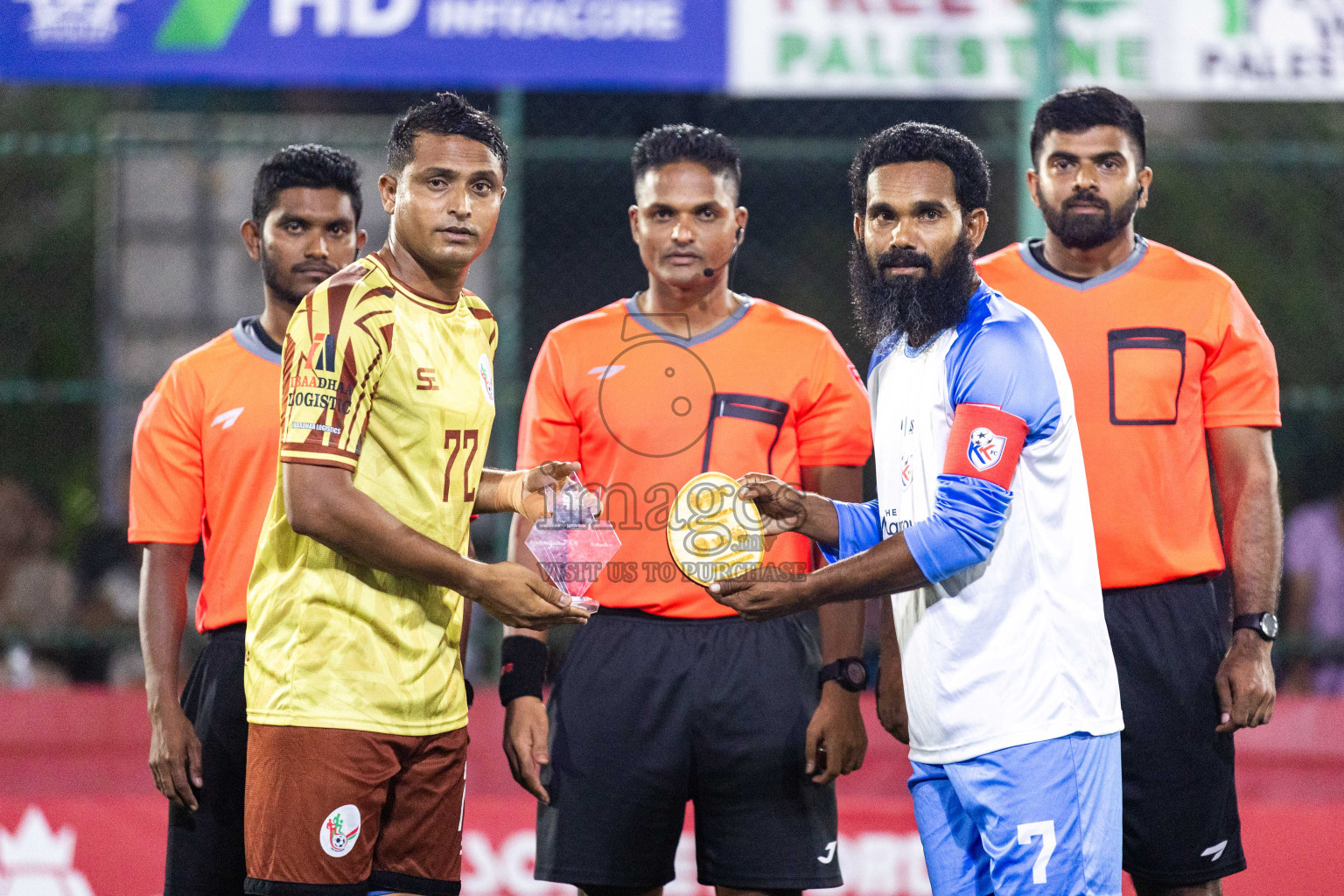 N Kendhikulhudhoo vs N Holhudhoo in Day 18 of Golden Futsal Challenge 2024 was held on Thursday, 1st February 2024, in Hulhumale', Maldives Photos: Nausham Waheed, / images.mv