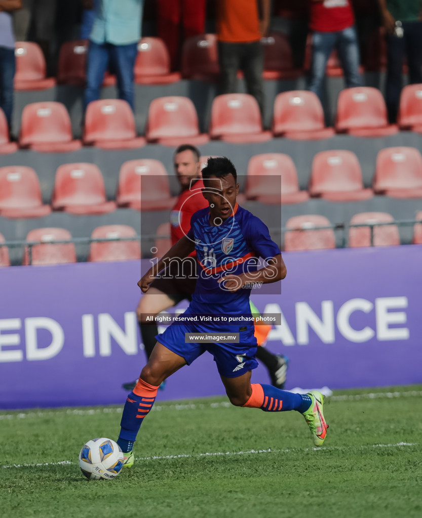 Bangladesh vs India in SAFF Championship 2021 held on 1st October 2021 in Galolhu National Stadium, Male', Maldives