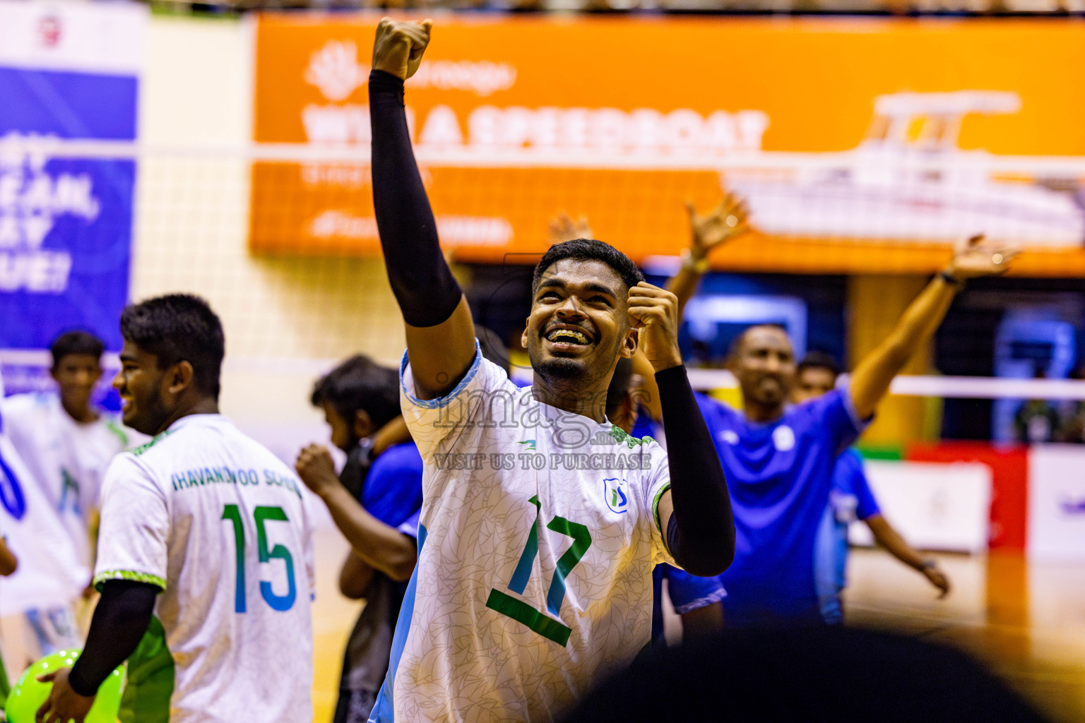 Finals of Interschool Volleyball Tournament 2024 was held in Social Center at Male', Maldives on Friday, 6th December 2024. Photos: Nausham Waheed / images.mv