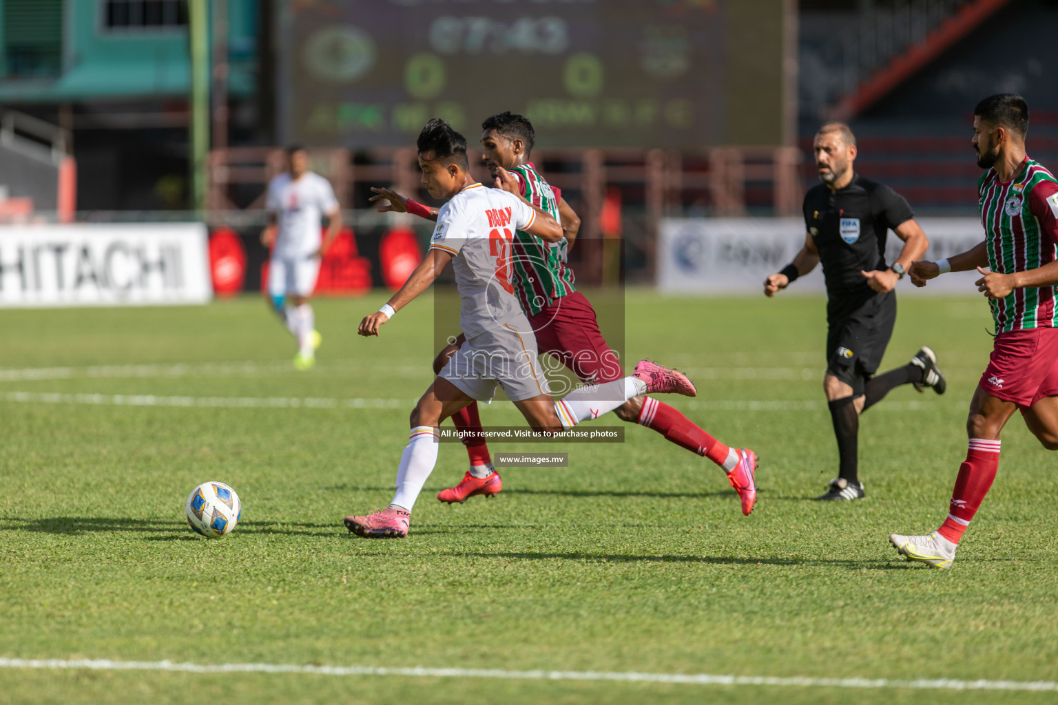 AFC Cup 2021 - ATK Mohun Bagan FC vs Bengaluru FC in Male', Maldives on 18 August 2021.