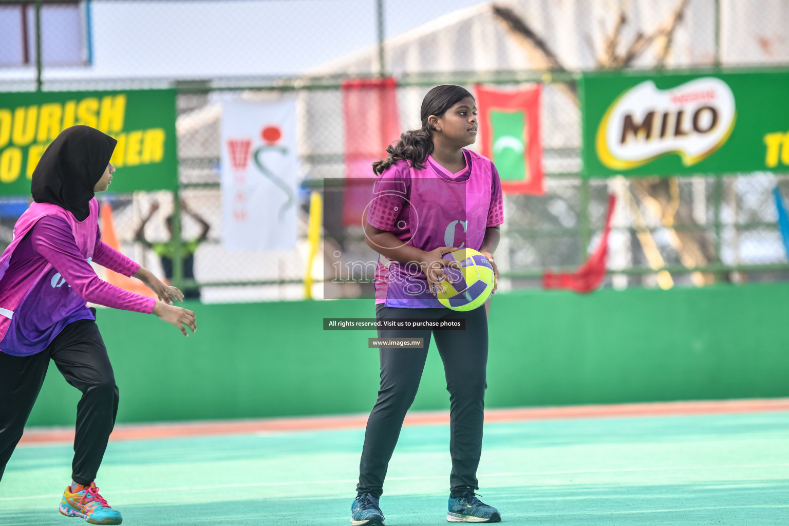 Day 7 of Junior Netball Championship 2022 on 11th March 2022 held in Male', Maldives. Photos by Nausham Waheed