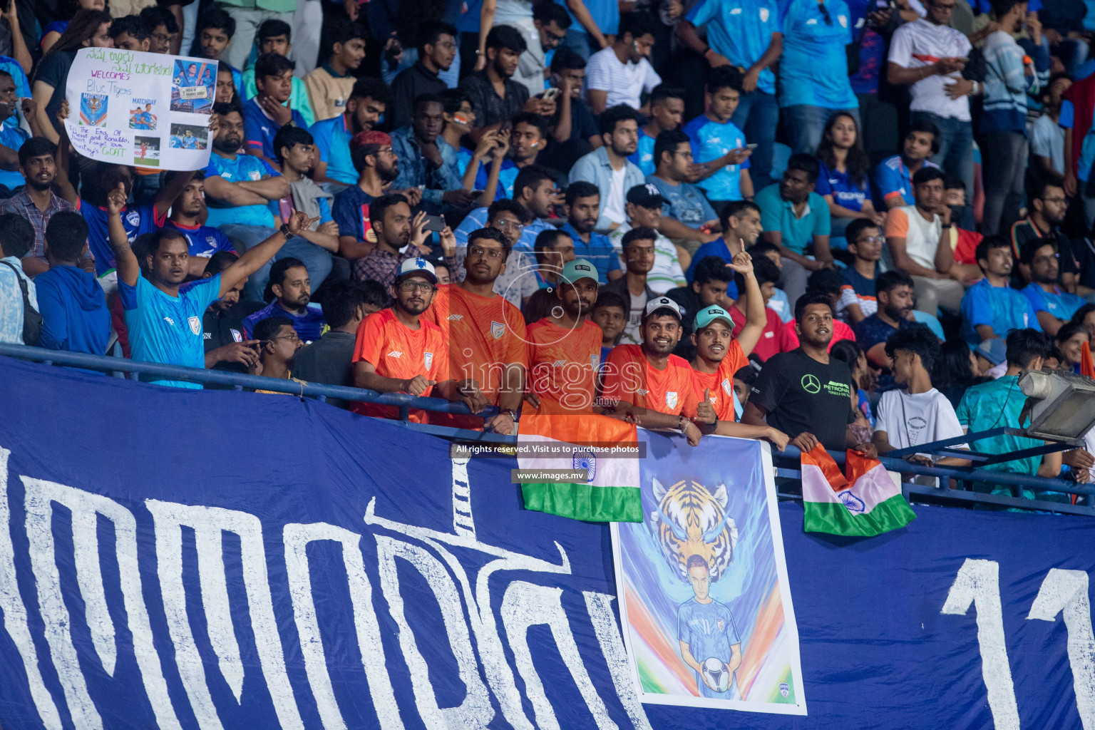 India vs Pakistan in the opening match of SAFF Championship 2023 held in Sree Kanteerava Stadium, Bengaluru, India, on Wednesday, 21st June 2023. Photos: Nausham Waheed / images.mv