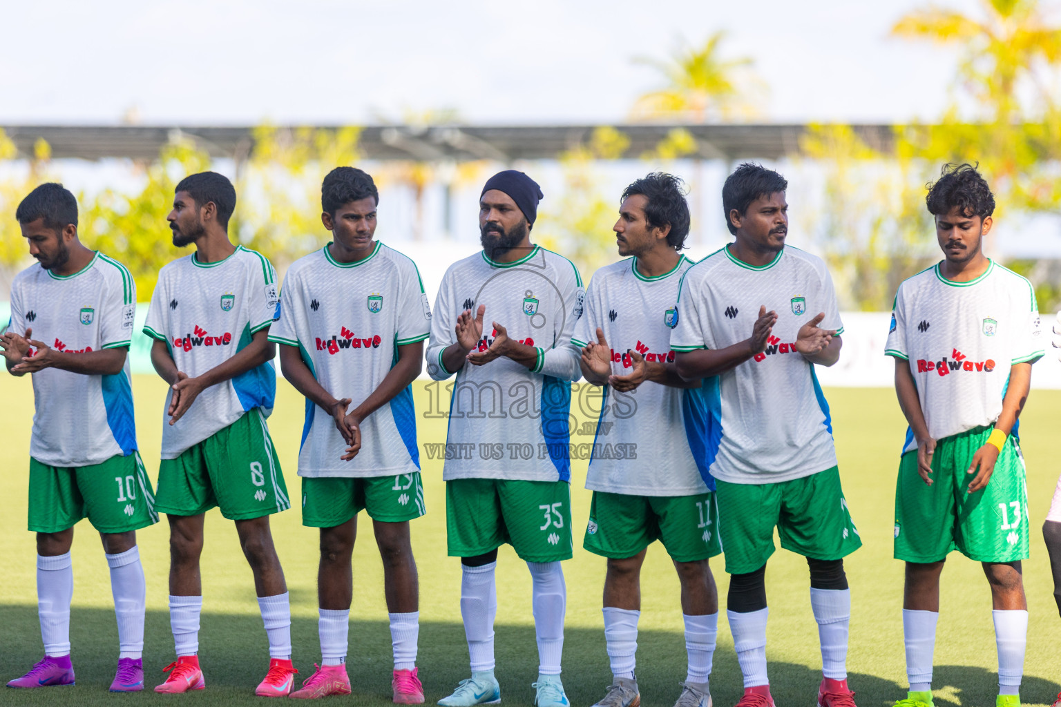 Huss Songun Football Team vs CC Sports Club in Day 2 of Eydhafushi Cup 2025 held in Eydhafushi Football Stadium at B. Eydhafushi, Maldives on Saturday, 6th September 2025. Photos: Mohamed Mahfouz Moosa / images.mv