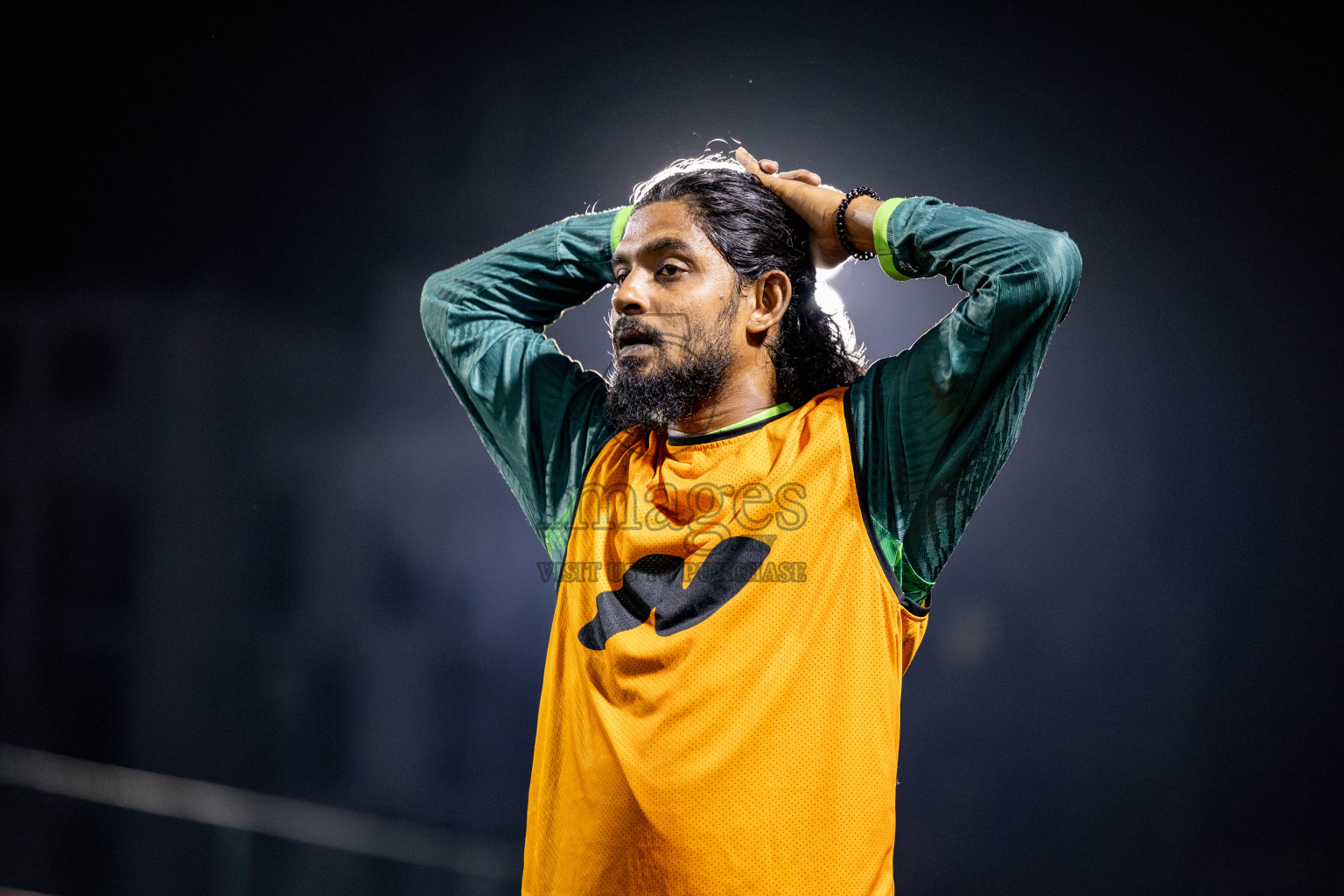 Th. Kinbidhoo VS Th. Dhiyamigili in Day 18 of Golden Futsal Challenge 2025 was held on Wednesday, 22nd January 2025, in Hulhumale', Maldives. Photos: Nausham Waheed / images.mv