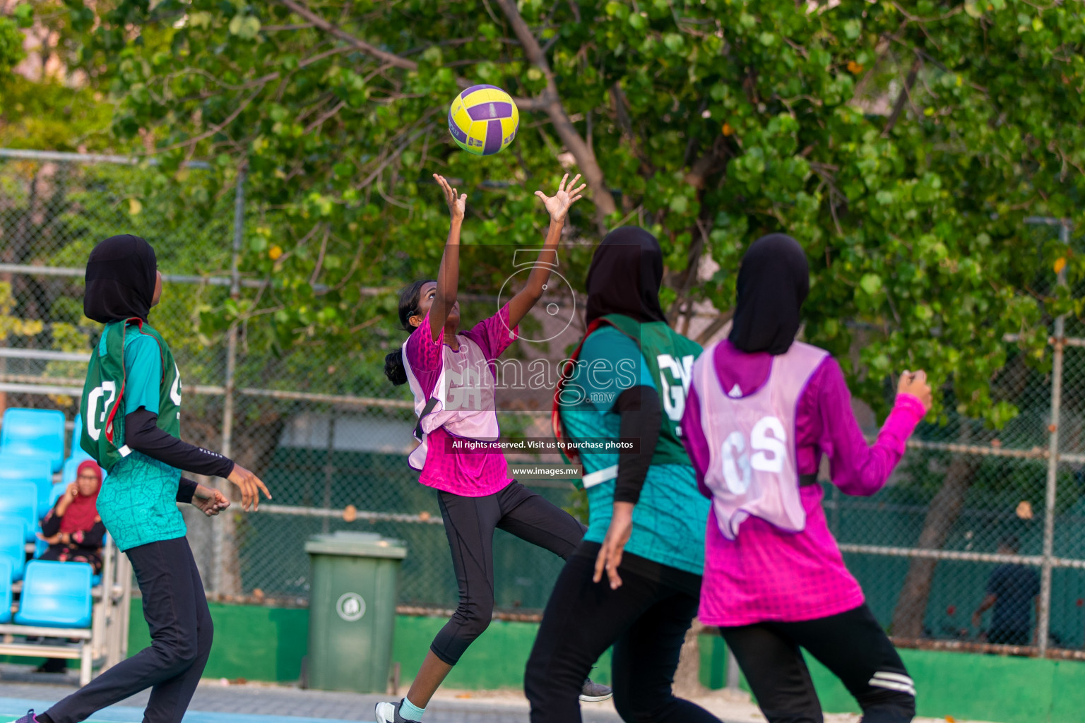 Junior Netball Championship 2022 - Under 14 Final U14 final of Junior Netball Championship 2022 held in Male', Maldives on Friday, 18th March 2022. Photos by Ismail Thoriq