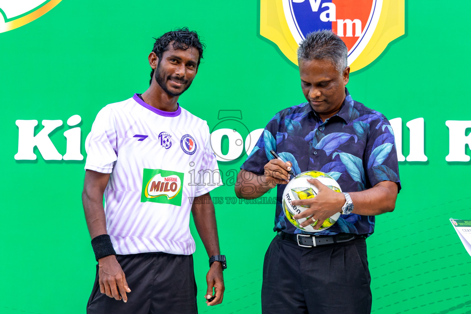 Day 2 of MILO Kids Football Fiesta was held at National Stadium in Male', Maldives on Saturday, 24th February 2024.