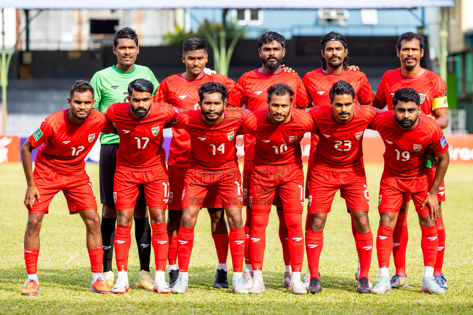 Maldives vs Philippines in AFC Asian Cup Qualifies held in National Football Stadium, Male', Maldives on Tuesday, 18th November 2025. Photos: Nausham Waheed / Images.mv