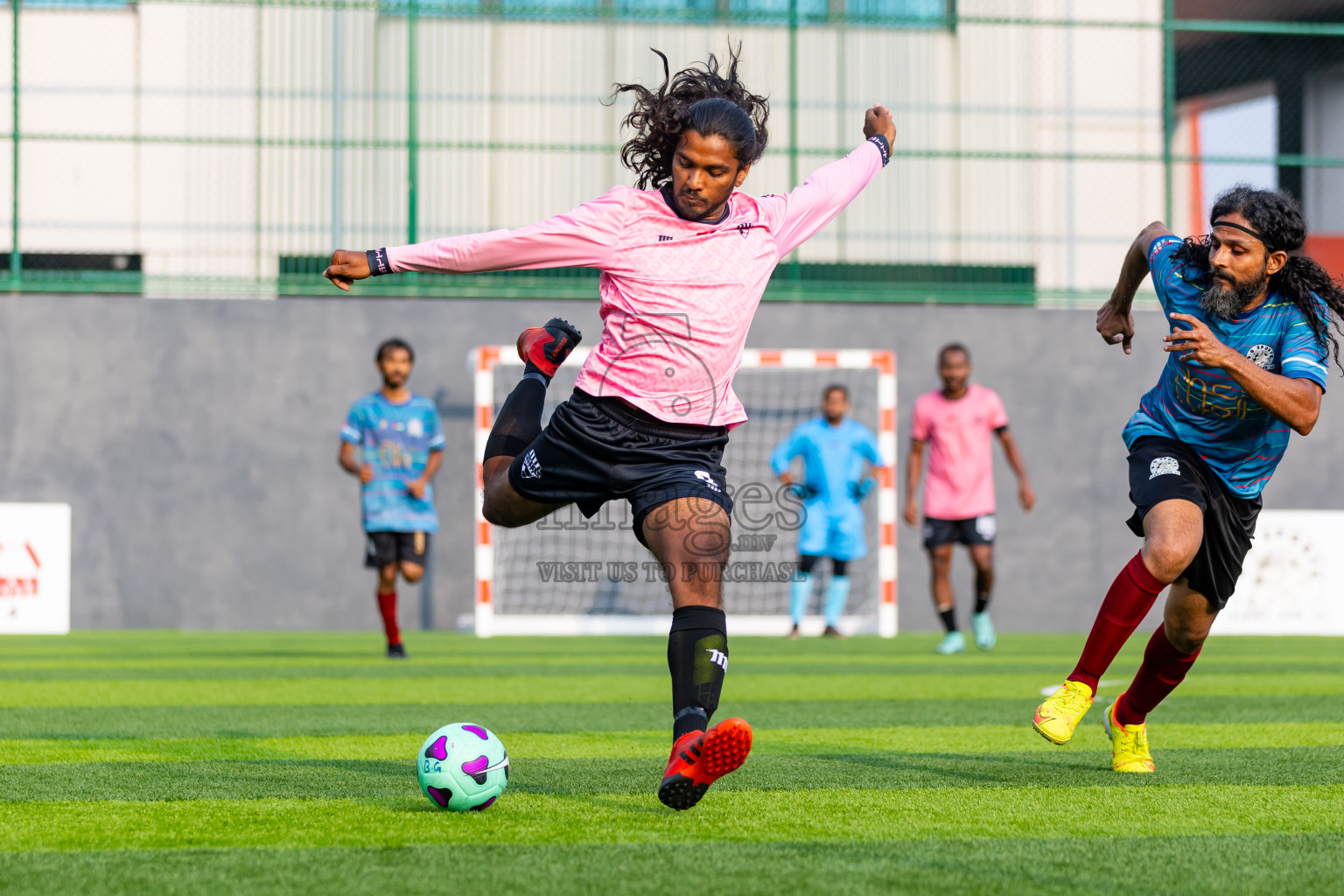 Spartans vs BG New Generation in Day 1 of BG Futsal Challenge 2024 was held on Thursday, 12th March 2024, in Male', Maldives Photos: Nausham Waheed / images.mv