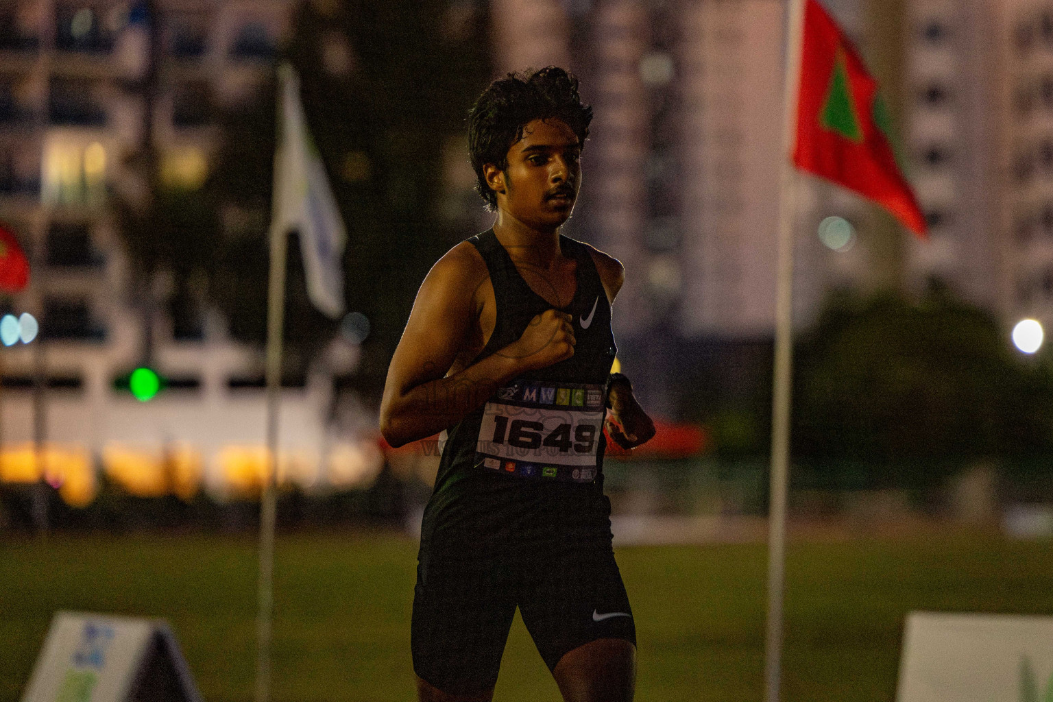 Day 1 of MWSC Interschool Athletics Championships 2024 held in Hulhumale Running Track, Hulhumale, Maldives on Saturday, 9th November 2024. 
Photos by: Hassan Simah / Images.mv