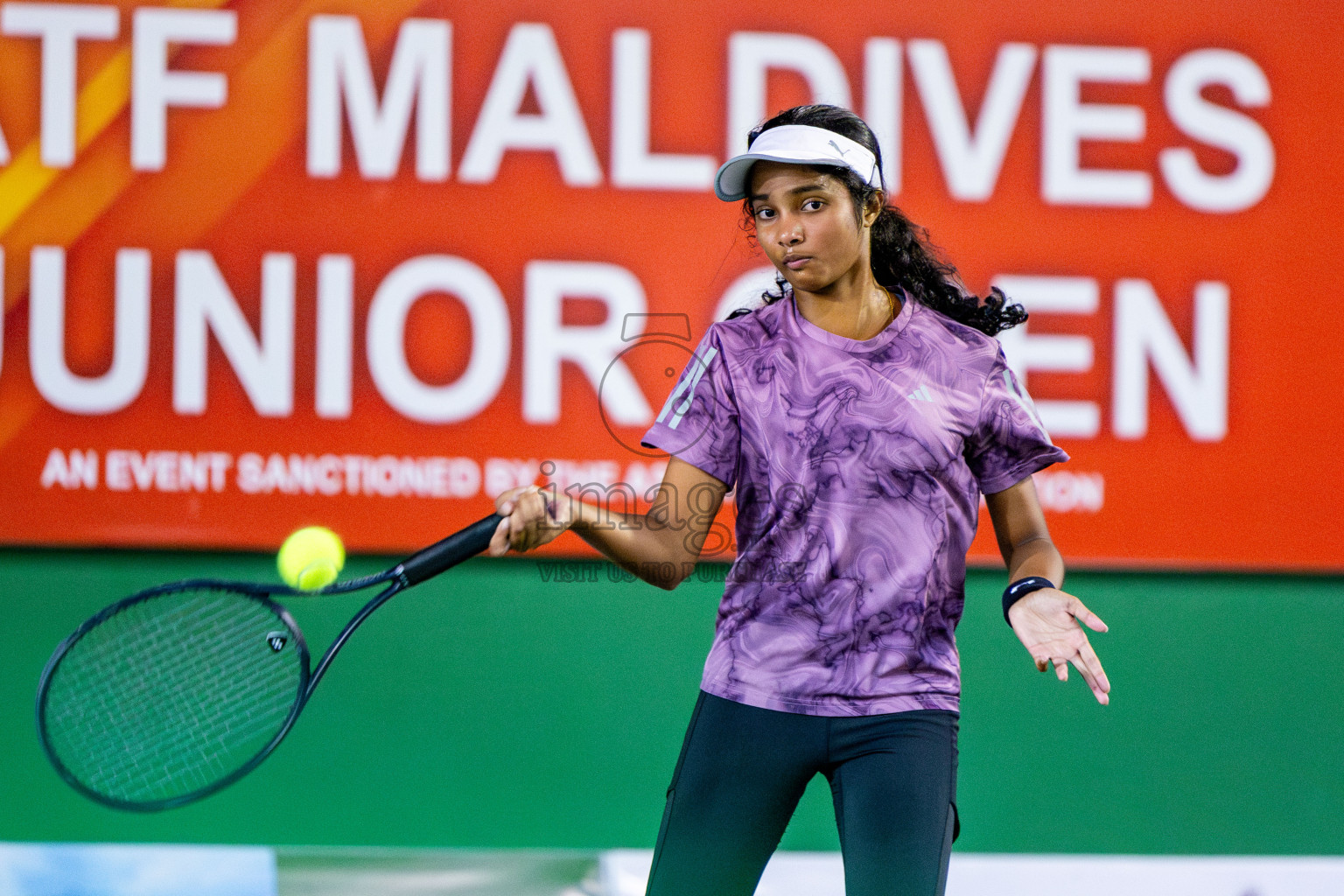 Day 6 of ATF Maldives Junior Open Tennis was held in Male' Tennis Court, Male', Maldives on Tuesday, 17th December 2024. Photos: Nausham Waheed/ images.mv