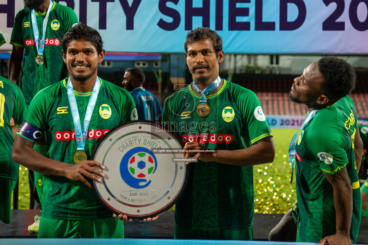 Maziya SRC vs Club Valencia in the Community Shield Match 2021/2022 on 15 December 2021 held in Male', Maldives. Photos: Hassan Simah / images.mv