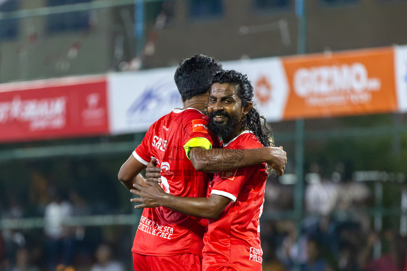 F Dharanboodhoo vs F Magoodhoo in Day 8 of Golden Futsal Challenge 2024 was held on Monday, 22nd January 2024, in Hulhumale', Maldives Photos: Mohamed Mahfooz Moosa / images.mv