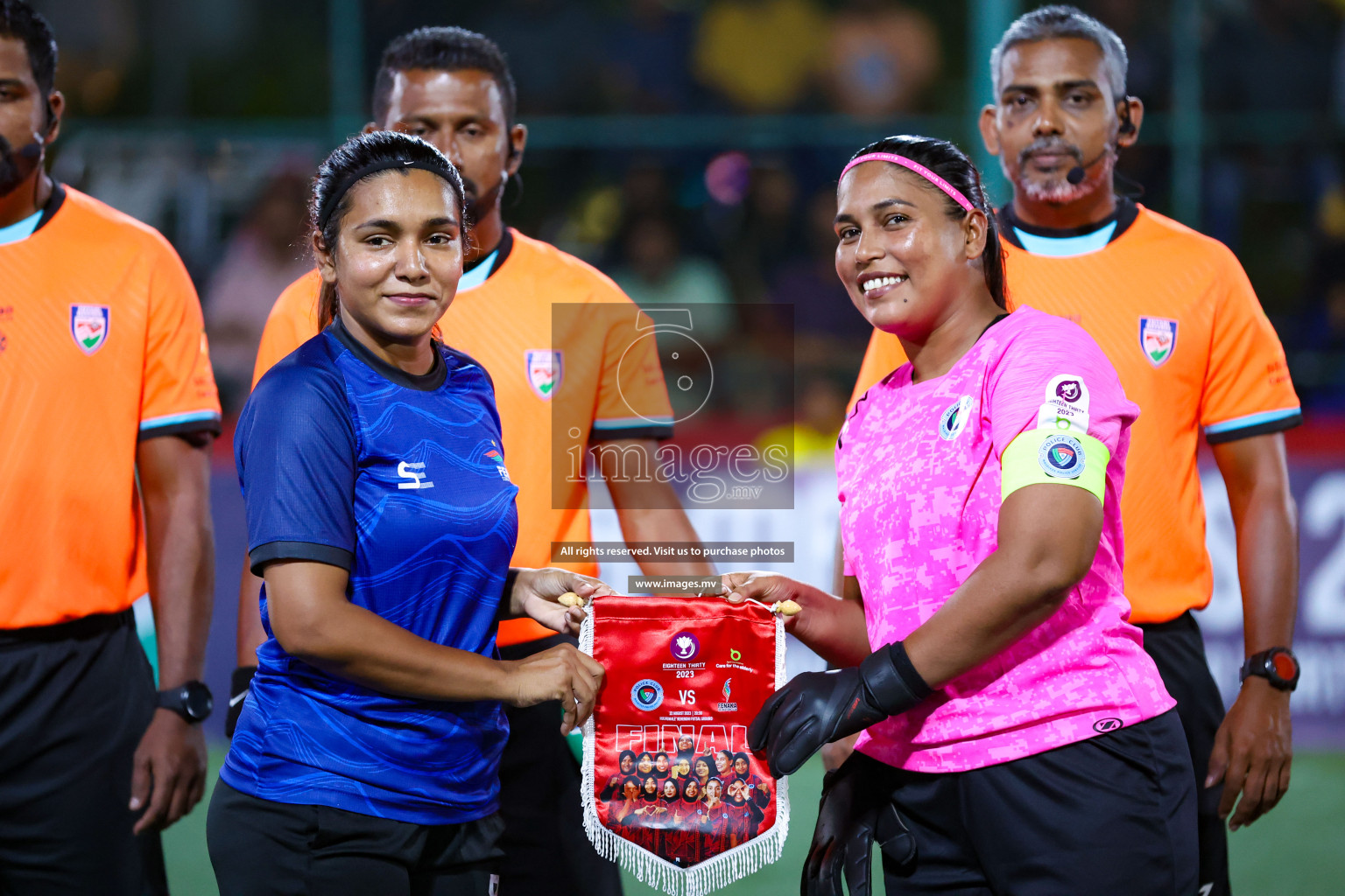 Police Club vs Fenaka in Final of Eighteen Thirty 2023 held in Hulhumale, Maldives, on Tuesday, 22nd August 2023. Photos: Nausham Waheed / images.mv