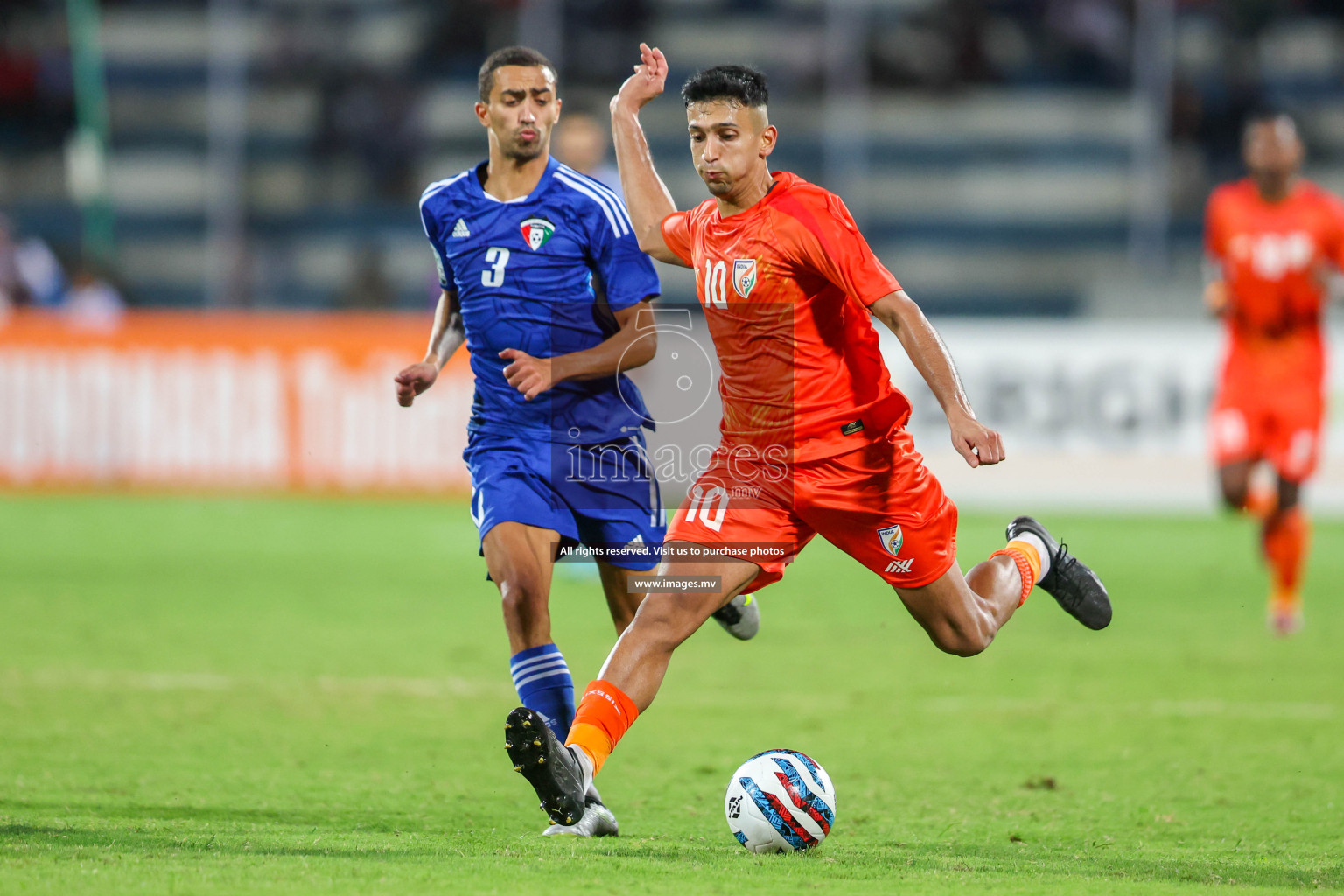 Kuwait vs India in the Final of SAFF Championship 2023 held in Sree Kanteerava Stadium, Bengaluru, India, on Tuesday, 4th July 2023. Photos: Nausham Waheed / images.mv