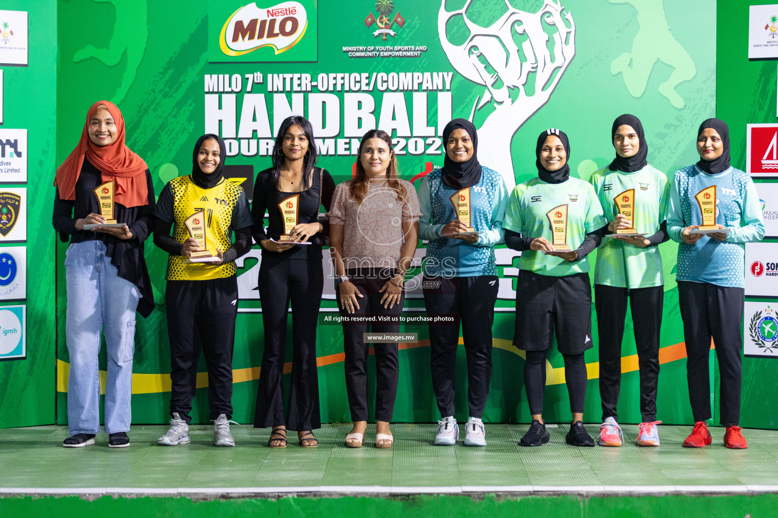 2nd Division Final of 7th Inter-Office/Company Handball Tournament 2023, held in Handball ground, Male', Maldives on Monday, 25th October 2023 Photos: Nausham Waheed/ Images.mv