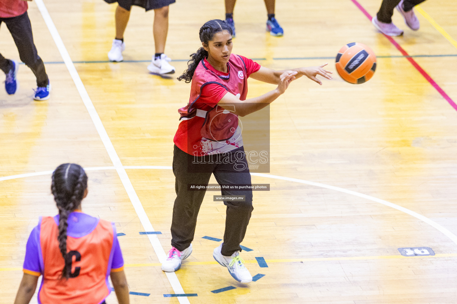 Final of 24th Interschool Netball Tournament 2023 was held in Social Center, Male', Maldives on 7th November 2023. Photos: Nausham Waheed / images.mv