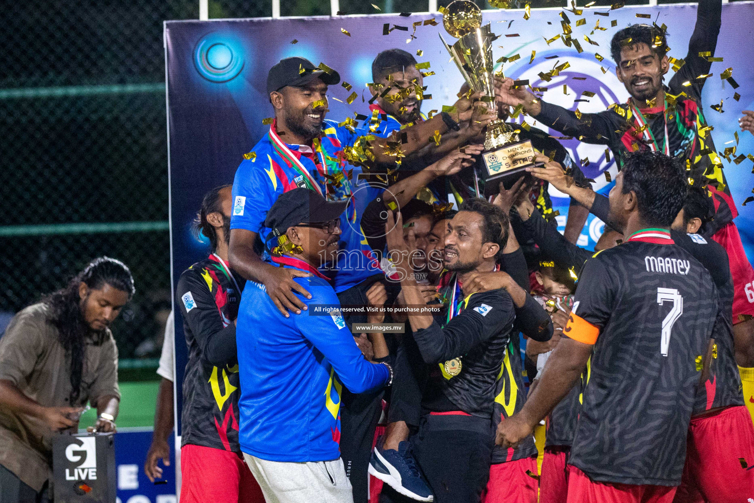 Final of MFA Futsal Tournament 2023 on 10th April 2023 held in Hulhumale'. Photos: Nausham waheed /images.mv