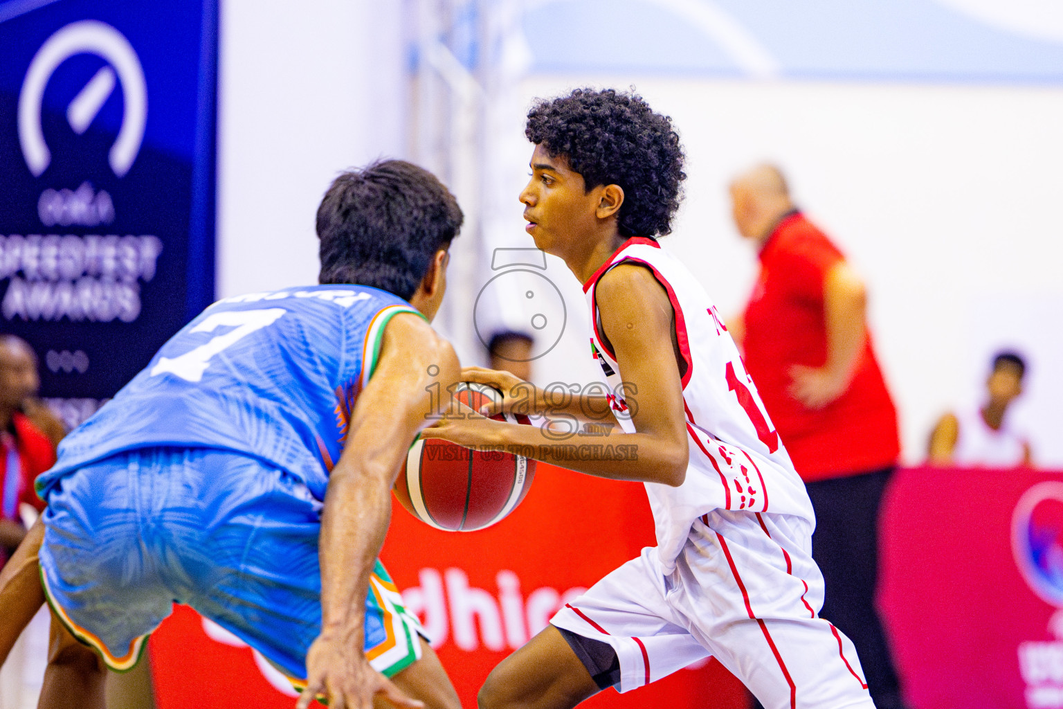 Maldives vs India in Day 2 of Under 16 Asian Cup SABA Qualifiers 2025 was held in Social Center, Male', Maldives on Friday, 13th June 2025. Photos: Nausham Waheed / images.mv