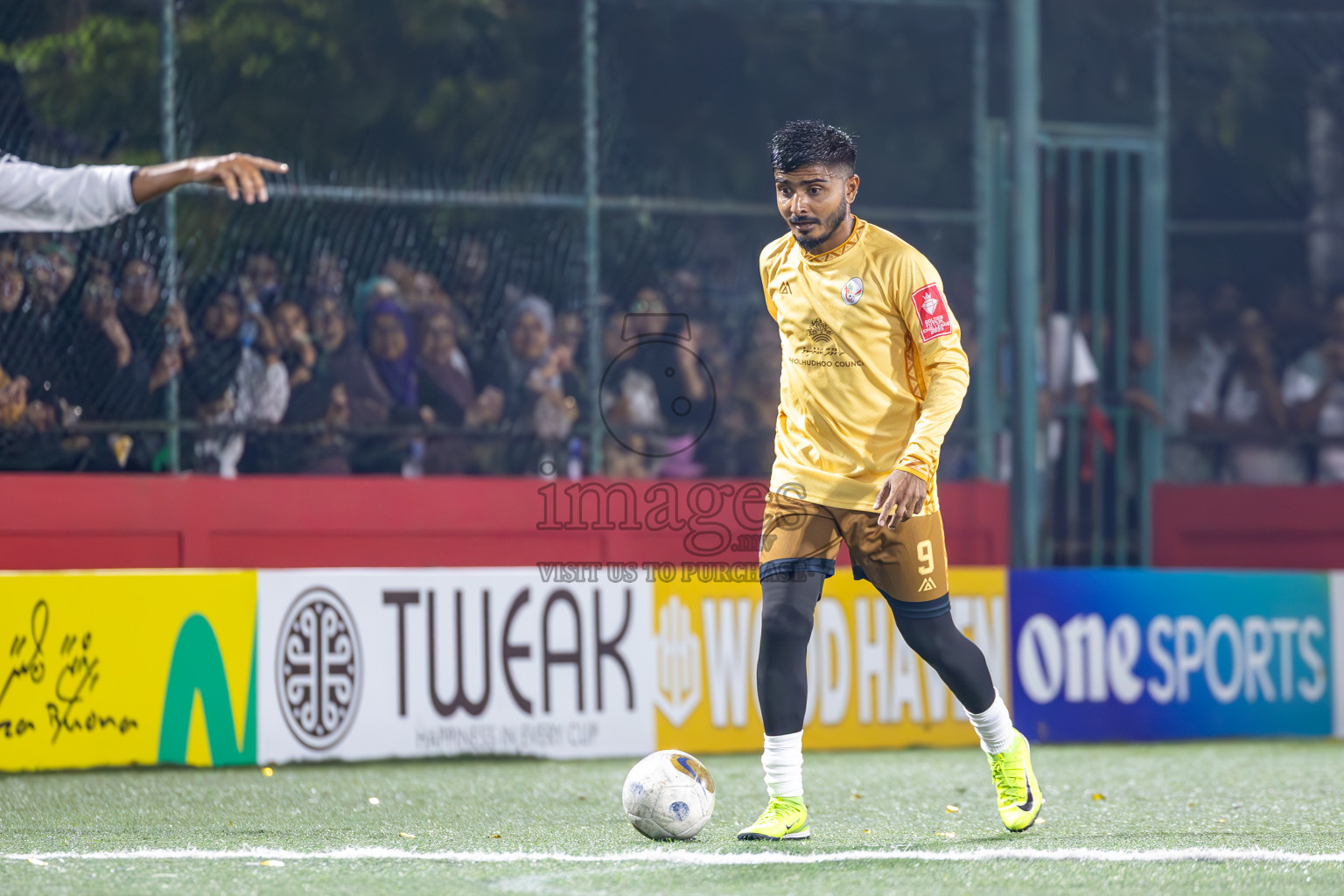 N Holhudhoo vs N Miladhoo in Noonu Atoll Final in Day 24 of Golden Futsal Challenge 2025 was held on Tuesday , 28th January 2025, in Hulhumale', Maldives. Photos: Ismail Thoriq / images.mv