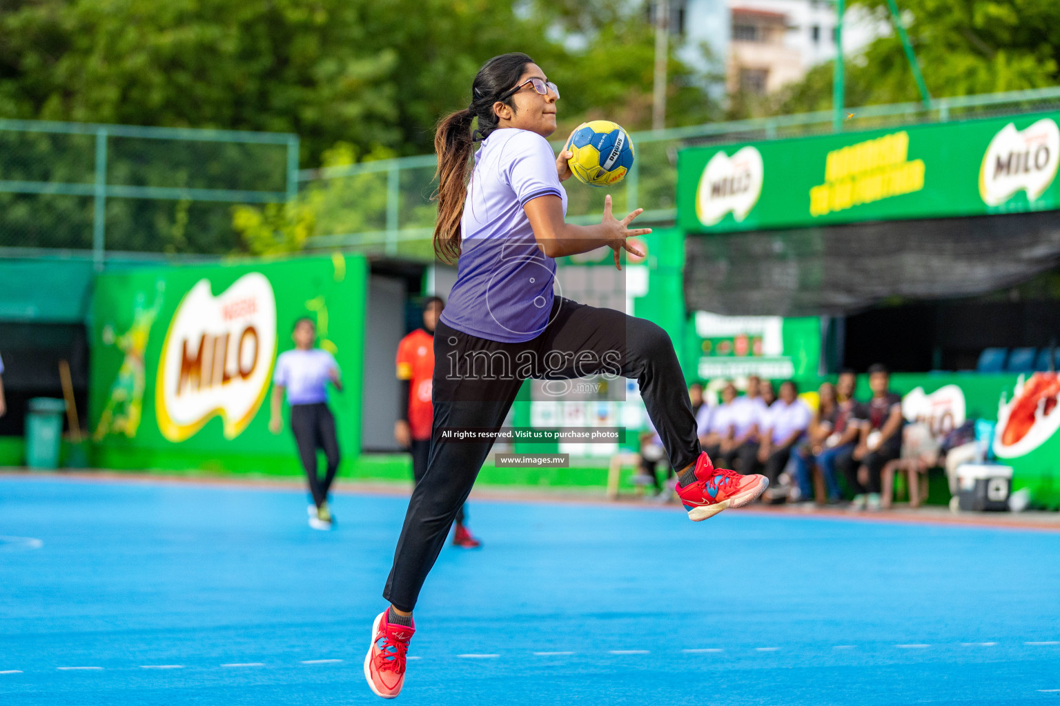 Day 4 of 7th Inter-Office/Company Handball Tournament 2023, held in Handball ground, Male', Maldives on Monday, 18th September 2023 Photos: Nausham Waheed/ Images.mv